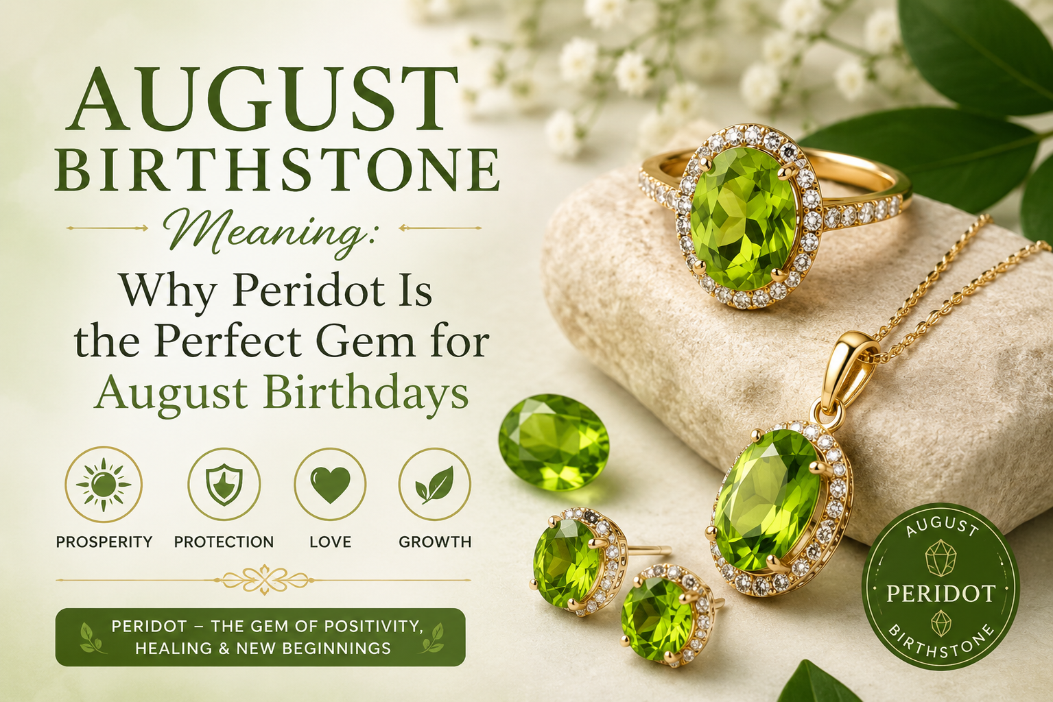 August Birthstone Meaning