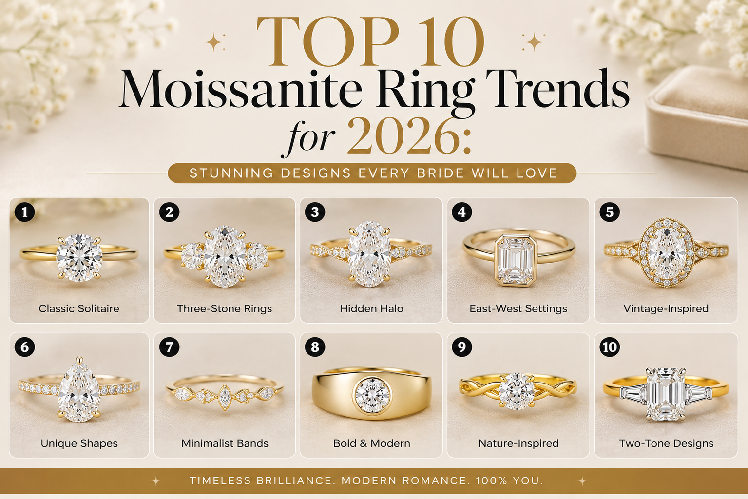 Moissanite Ring Trends 2026