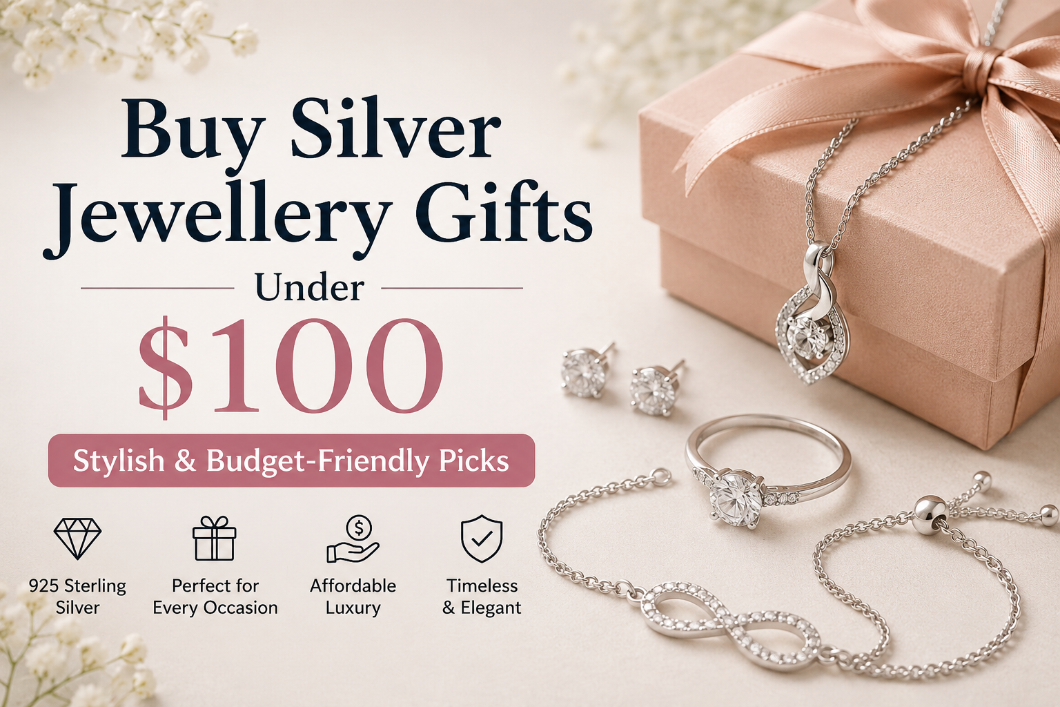 Buy Silver Jewellery Gifts Under $100: Stylish & Budget-Friendly Picks