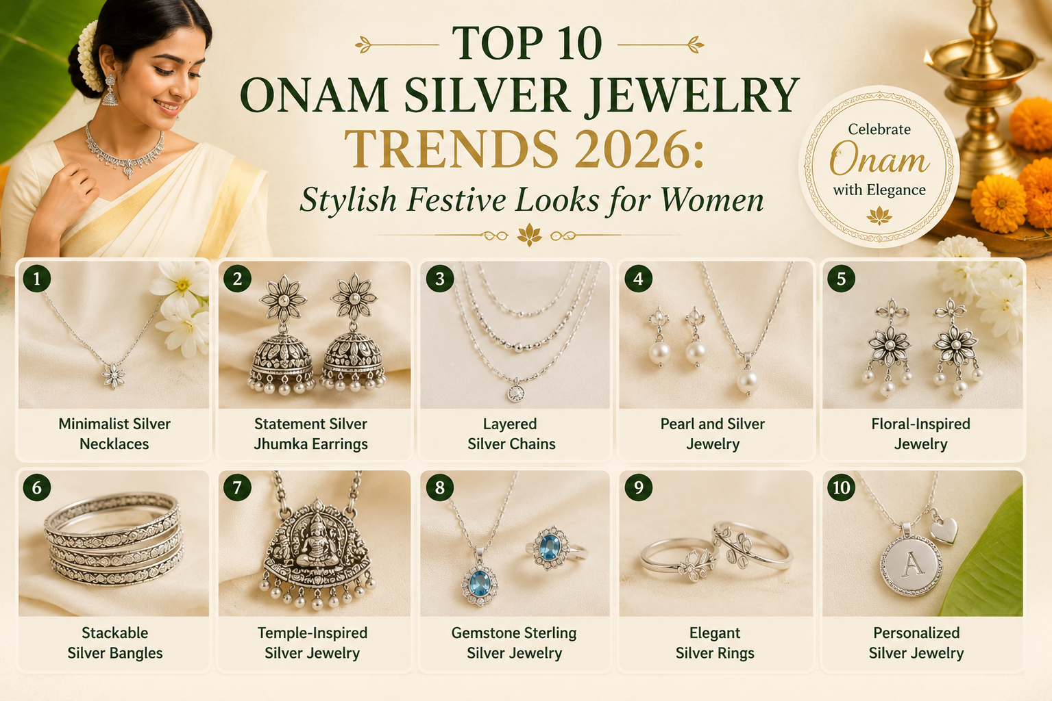 10 Onam Silver Jewelry Trends 2026