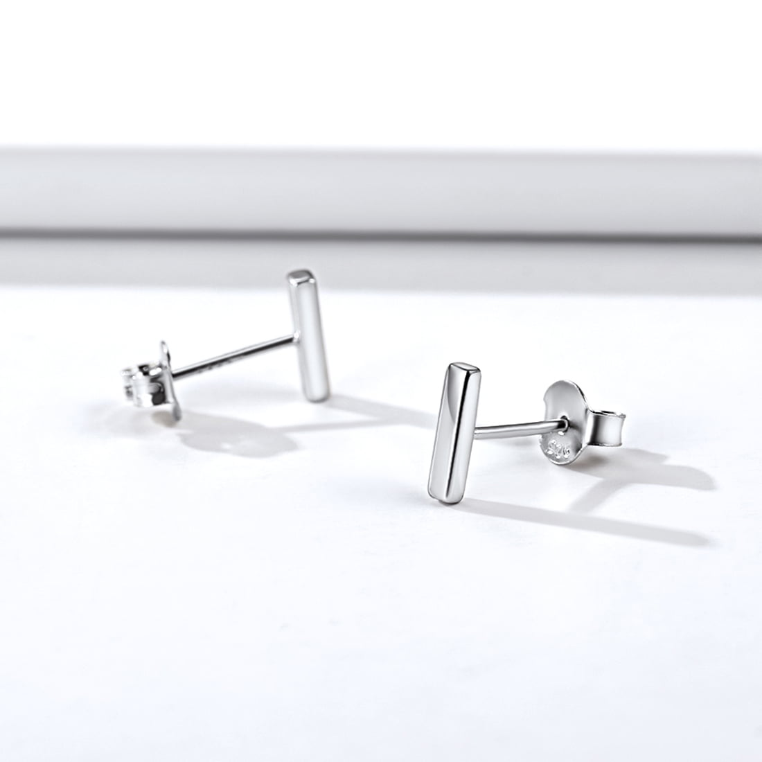 Bar Stud Earrings