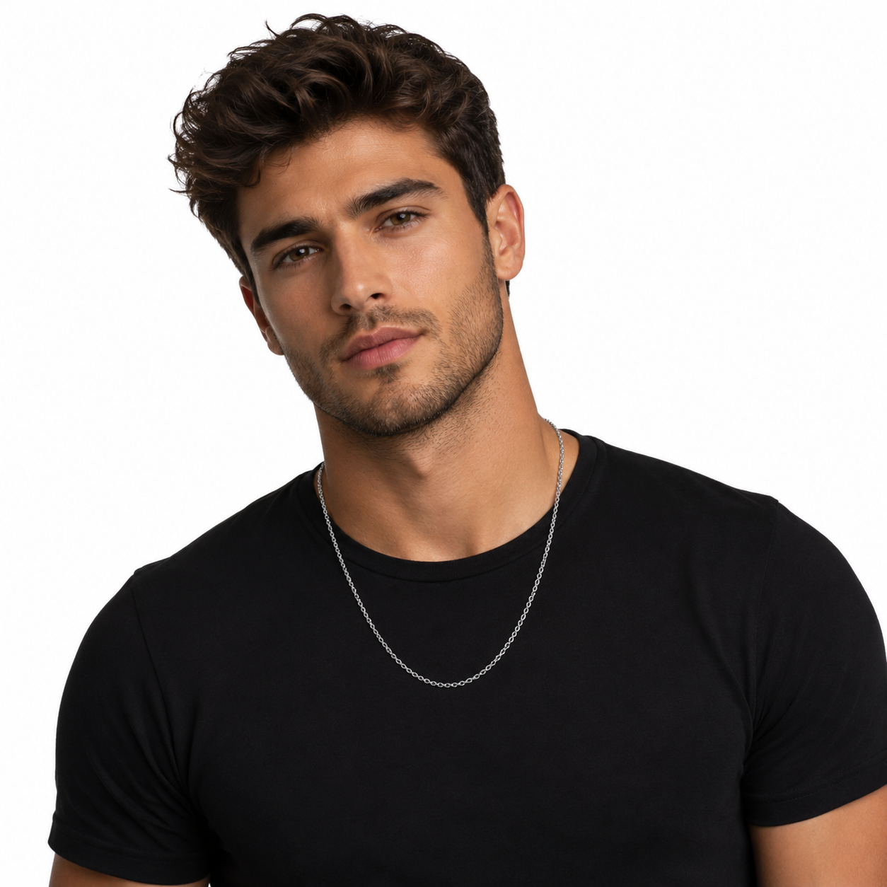 Rolo Chain Necklace - Sterling Silver