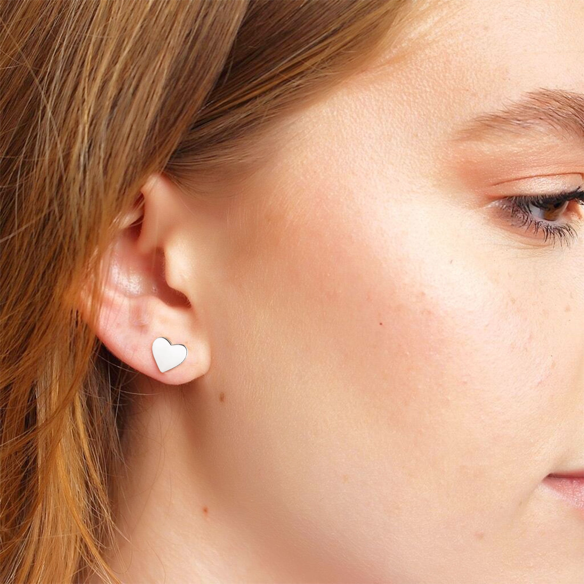 Heart Stud Earrings