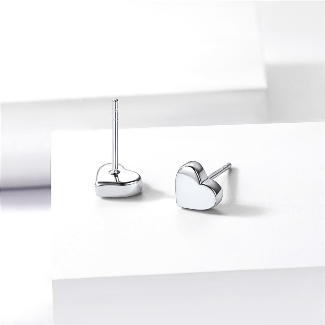 Heart Stud Earrings