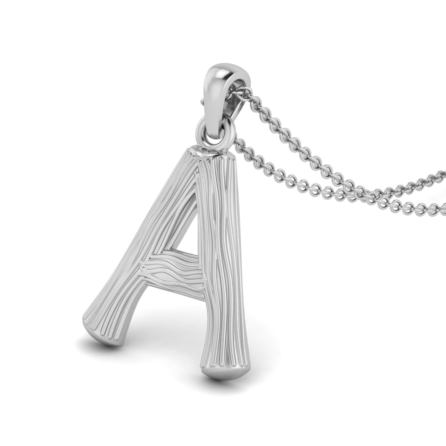 Initial Capital A-E Charm Necklace