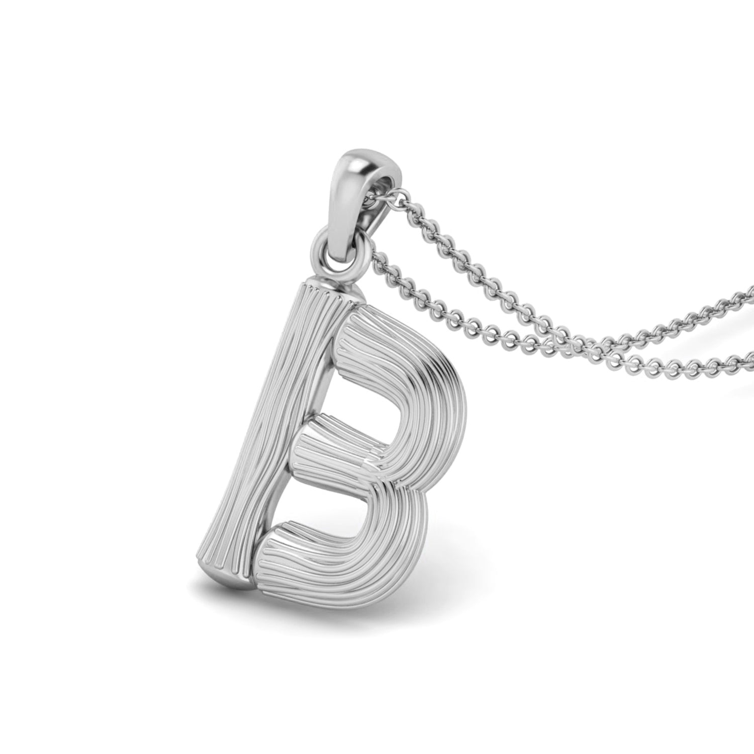 Initial Capital A-E Charm Necklace