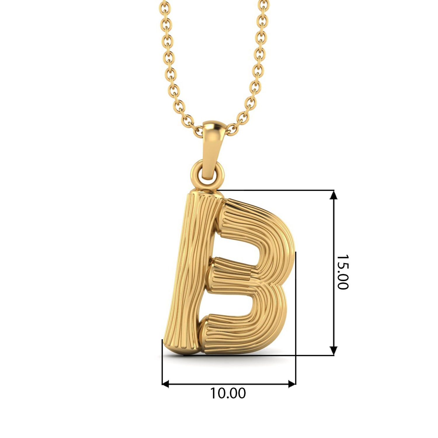 Initial Capital A-E Charm Necklace