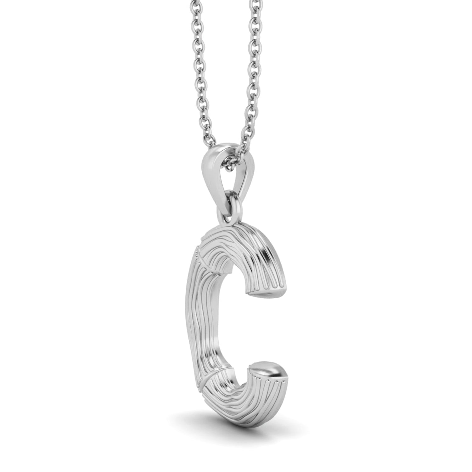 Initial Capital A-E Charm Necklace