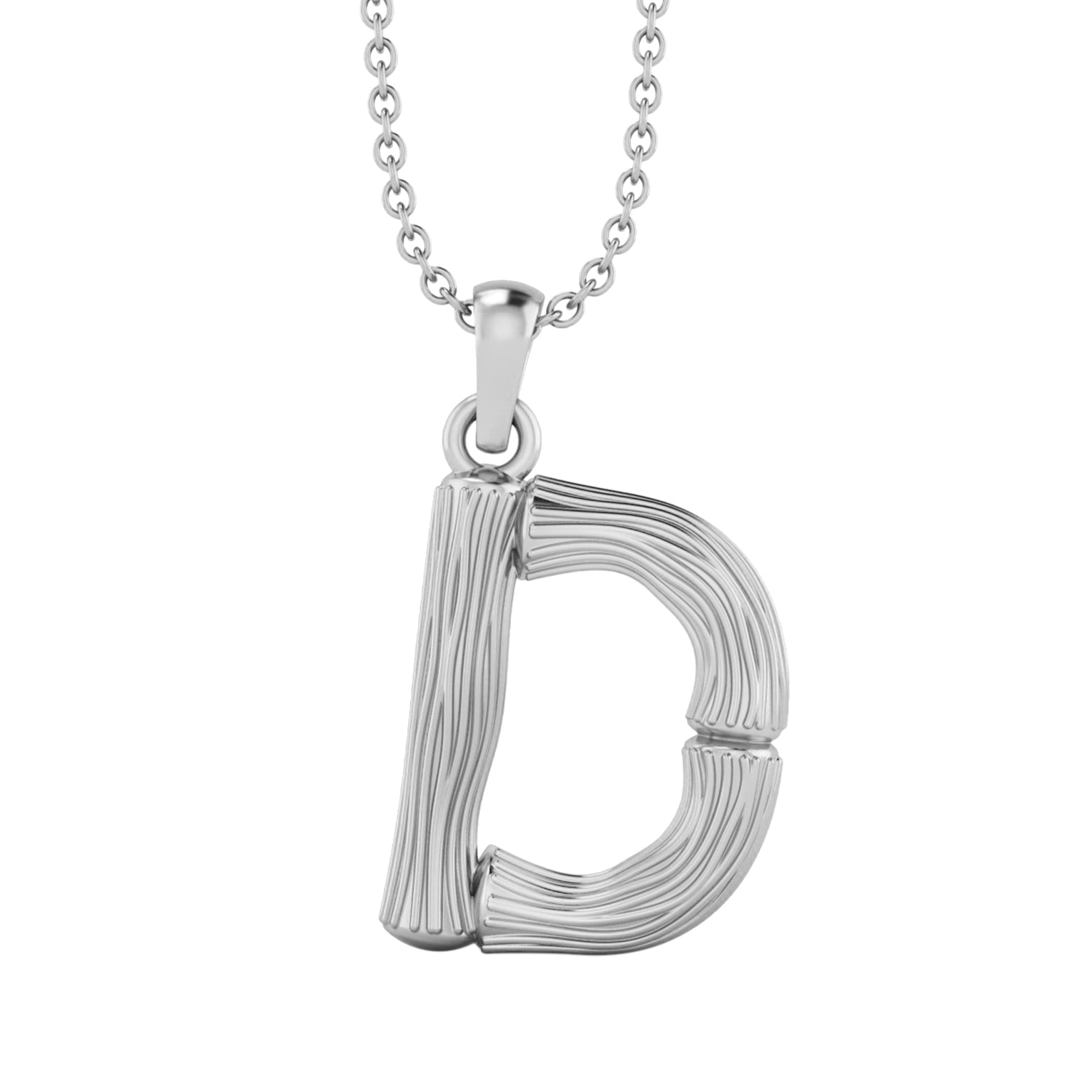 Initial Capital A-E Charm Necklace