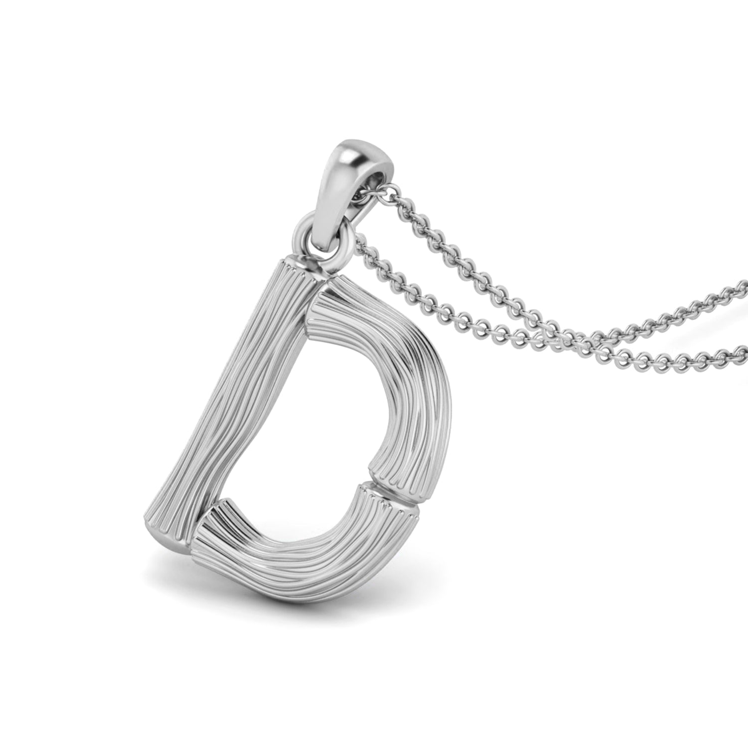 Initial Capital A-E Charm Necklace