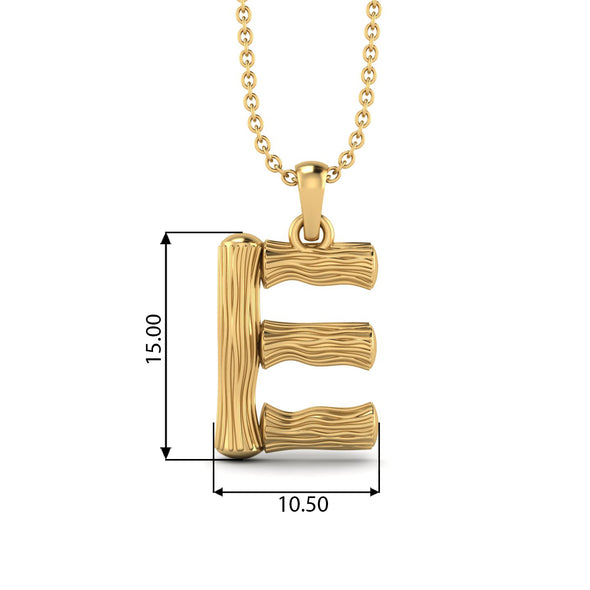 Initial Capital Charm Pendant Chain Necklace