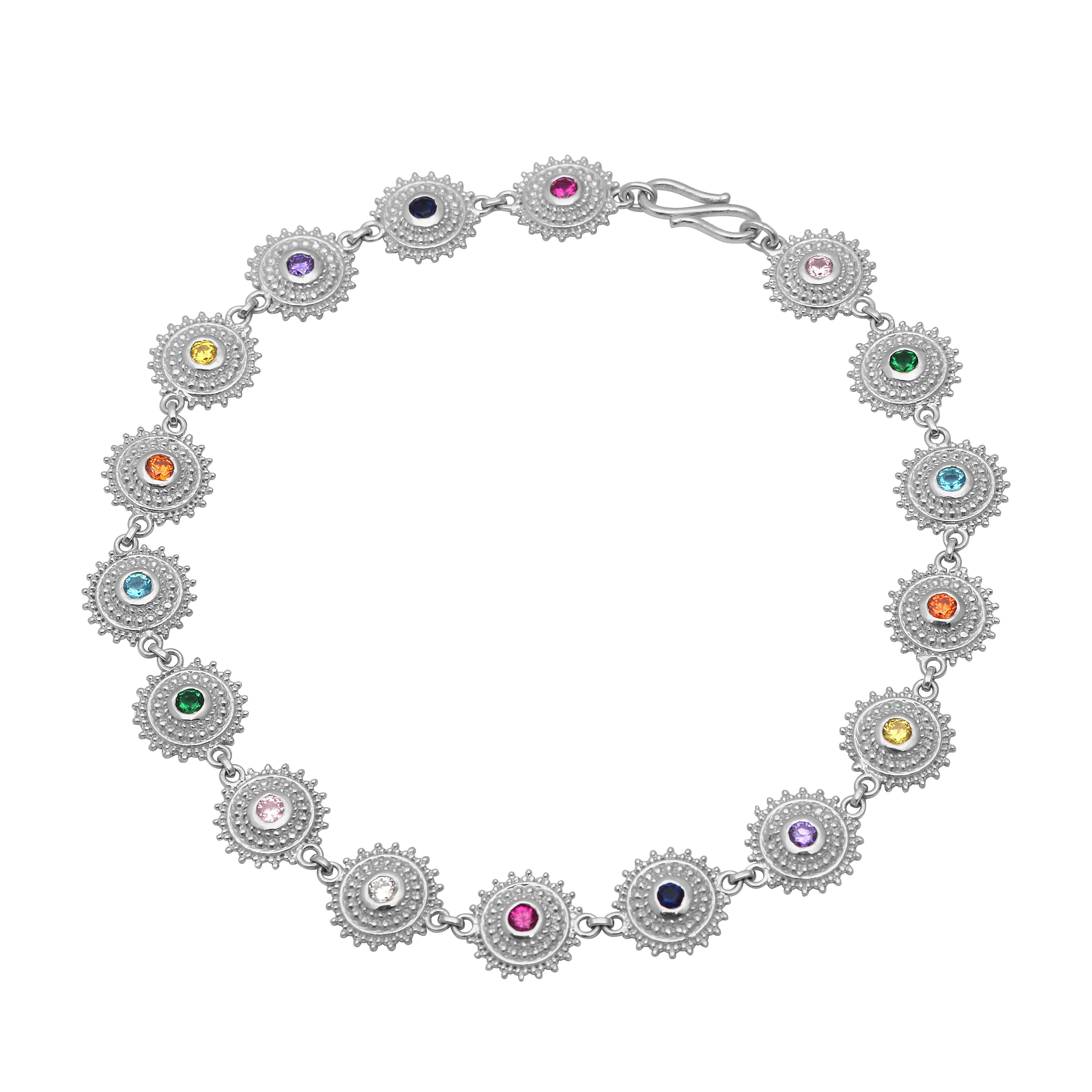 Full Sunburst Design Boho Festival Style Anklet