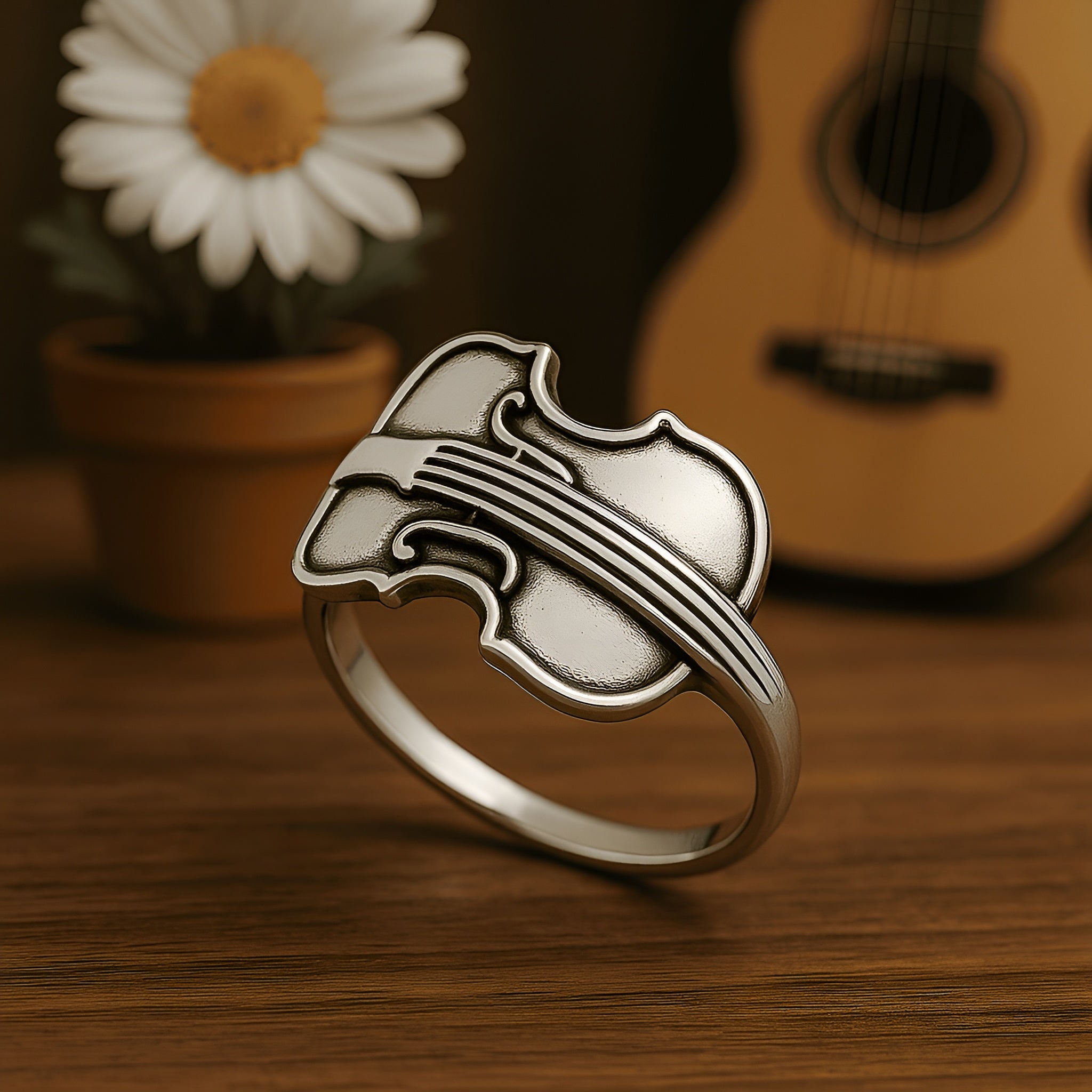 Stylish Guitar Ring