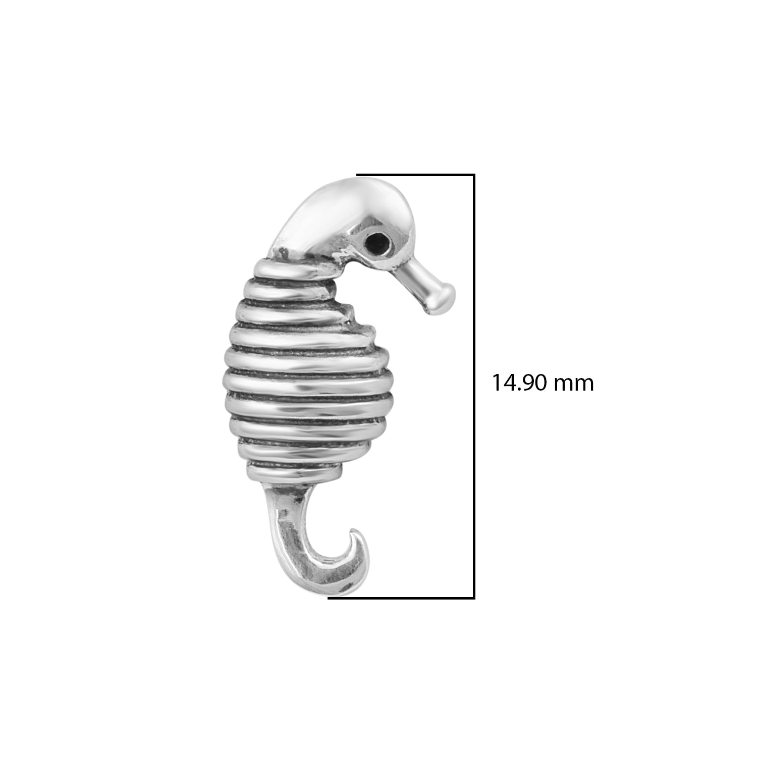 Seahorse Stud Earrings - Sterling Silver