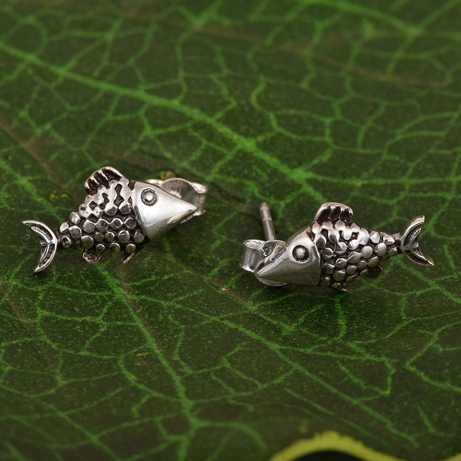 Orecchini a forma di pesce in argento sterling 925 per donna, orecchini a forma di pesce, gioielli da regalo, orecchini a forma di pesce carini