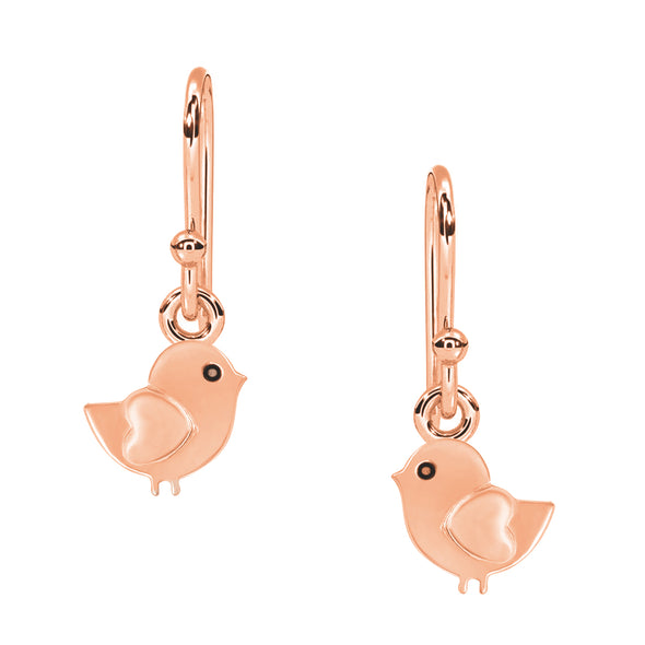 925 Sterling Silver Bird Lover Earrings Unique Animal Earrings For Women Bird Dangle Earrings