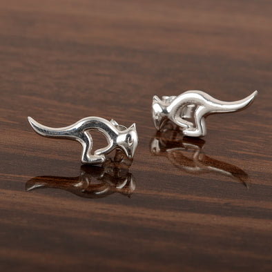 Kangaroo Studs Earrings Animal Lover Gift Earrings For Women Kangaroo Jewelry 925 Silver Earrings