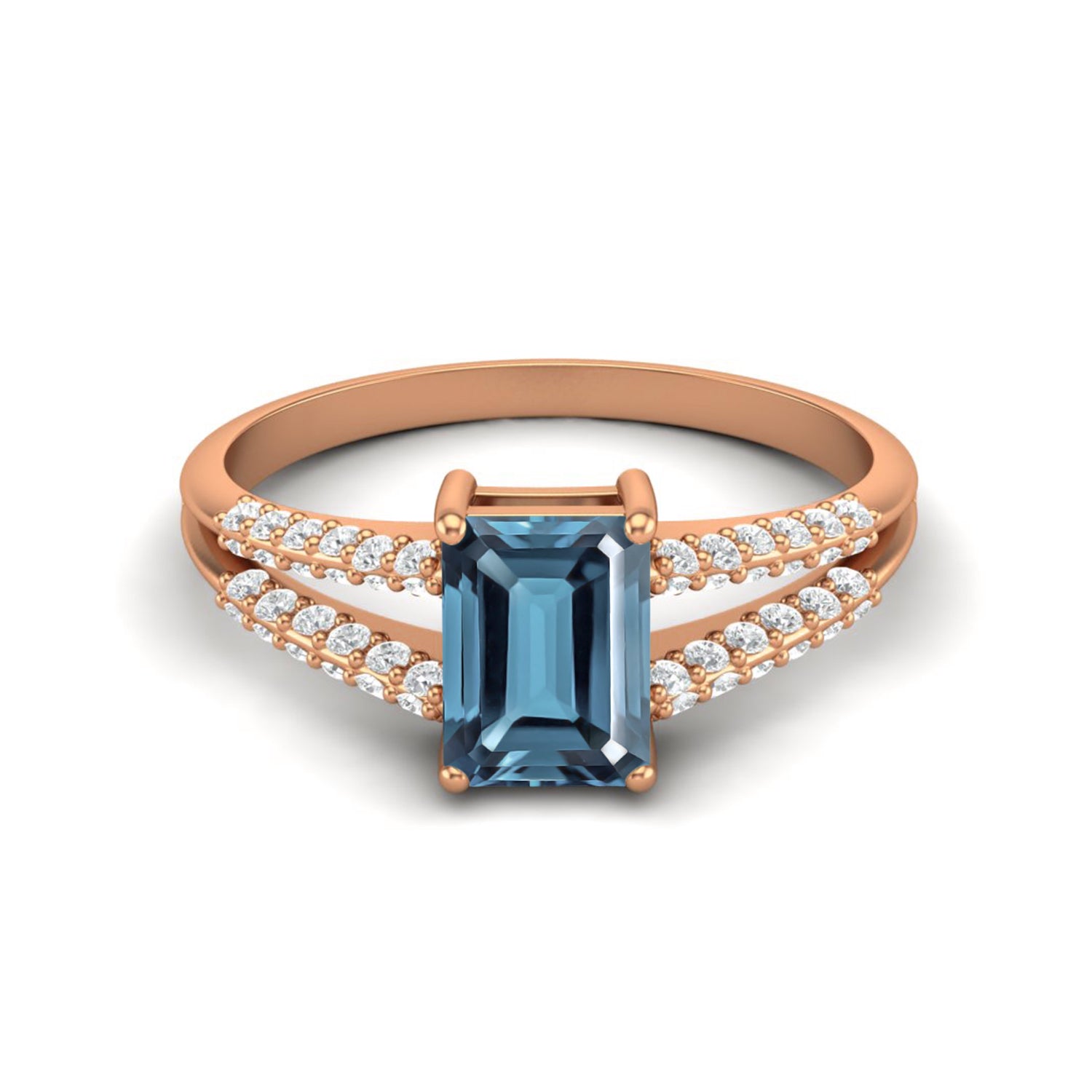 London Blue Topaz Ring
