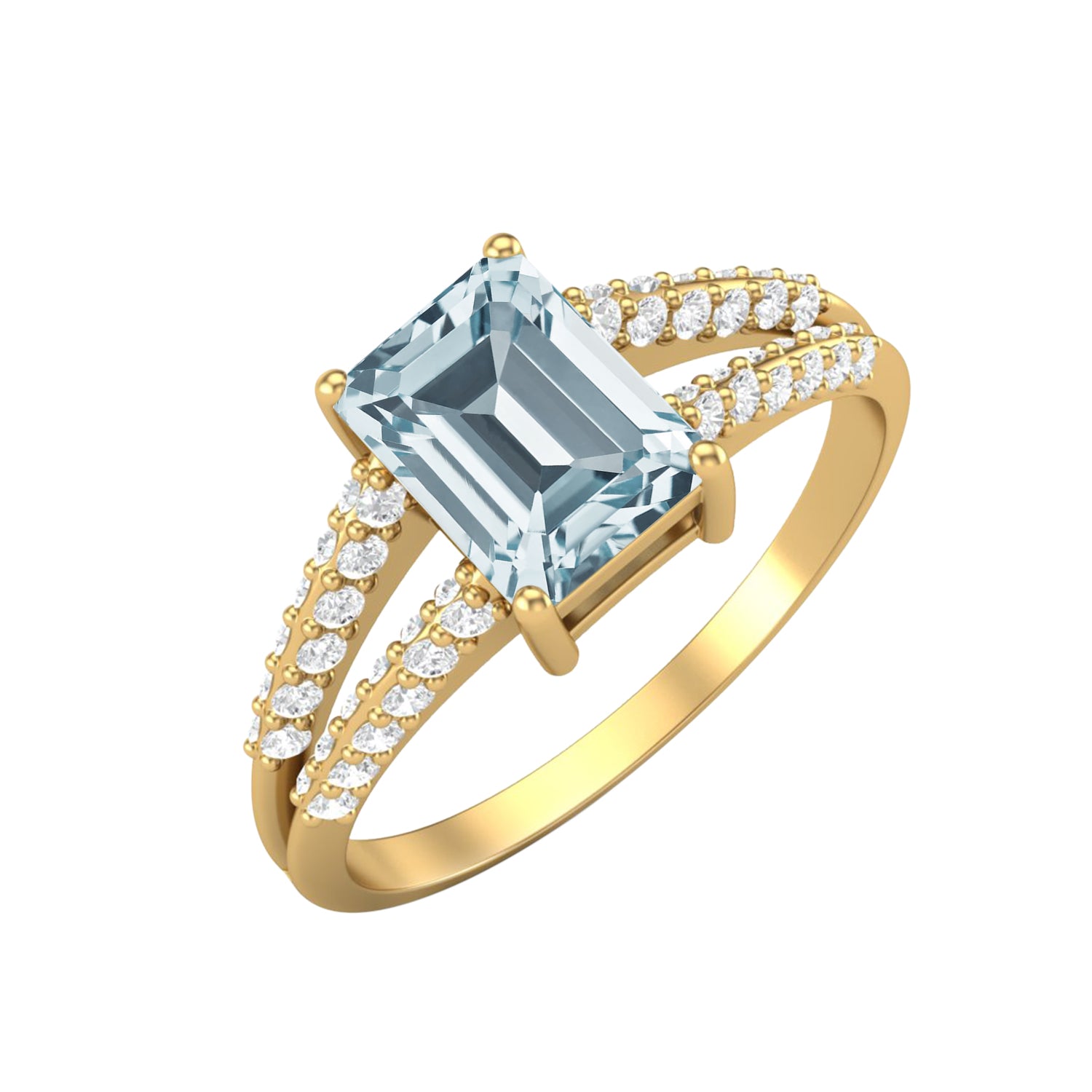Anello di promessa nuziale con topazio blu naturale, anello di nozze ovale