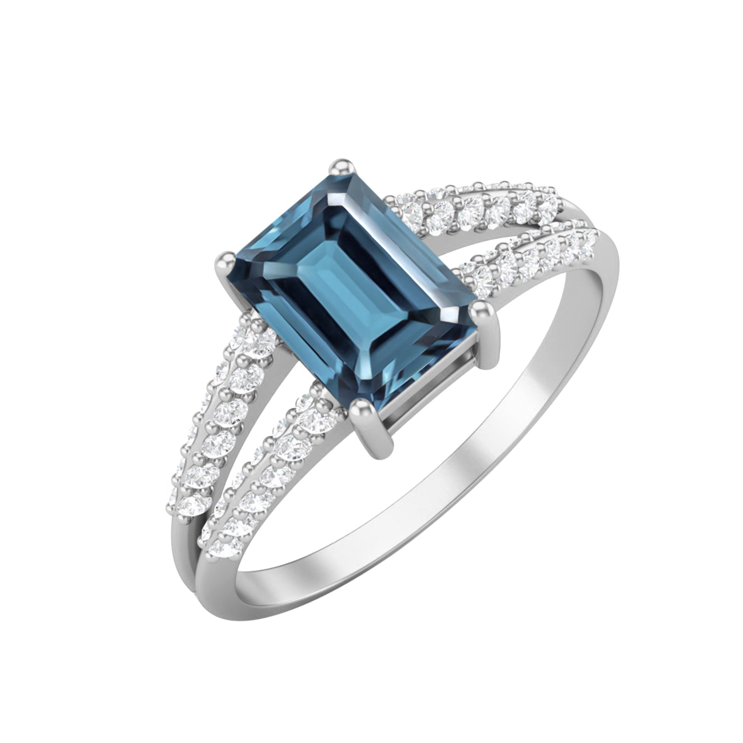 London Blue Topaz Ring