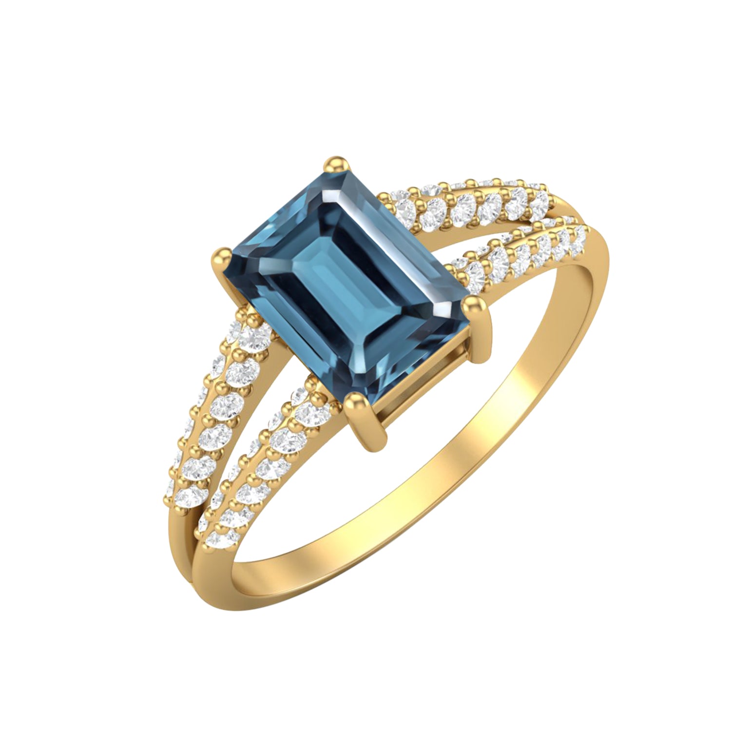 London Blue Topaz Ring