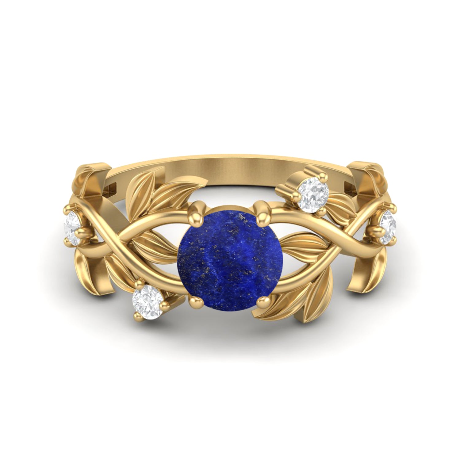 Anello di fidanzamento con lapislazzuli naturale, stile vintage, anello nuziale