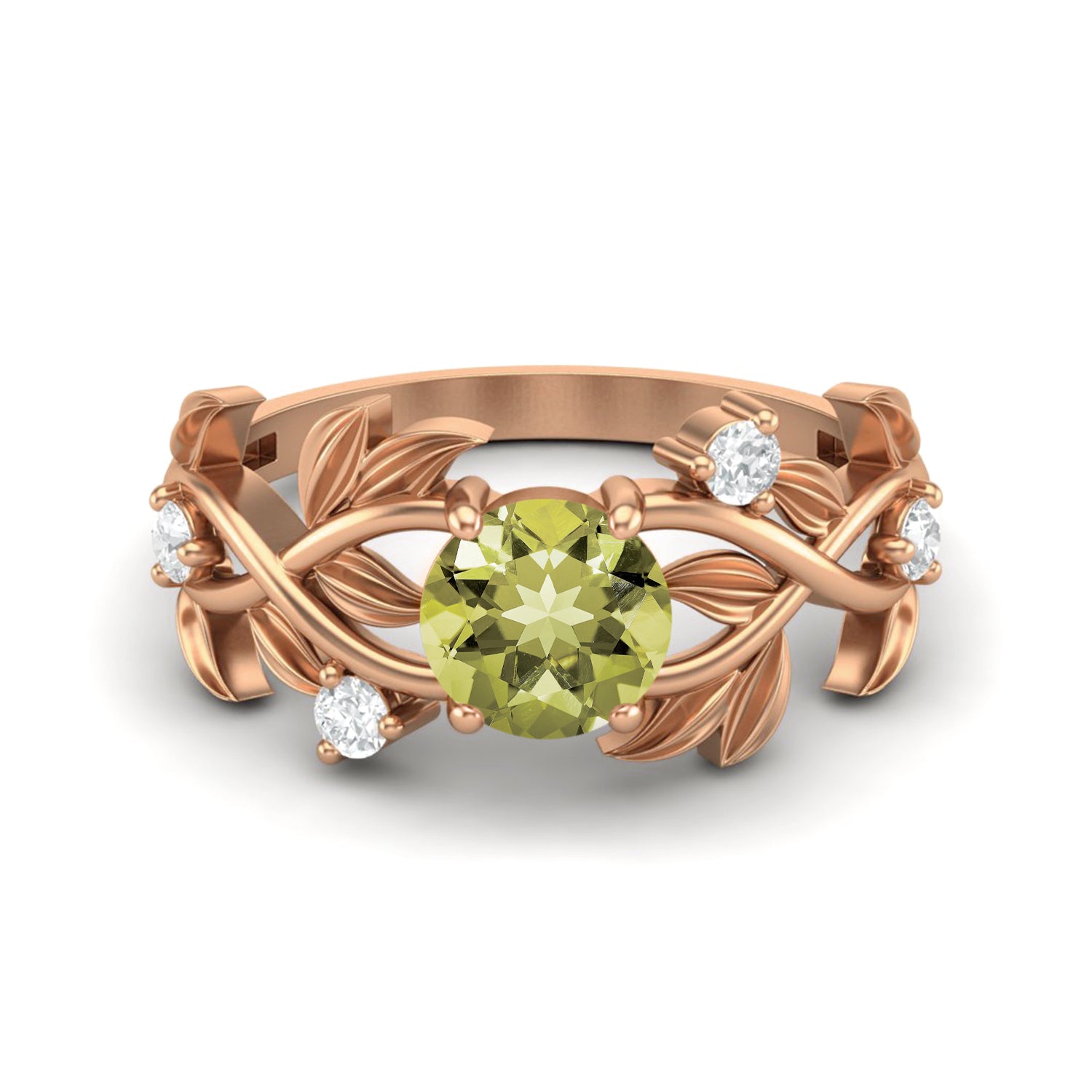 Lemon Quartz Ring