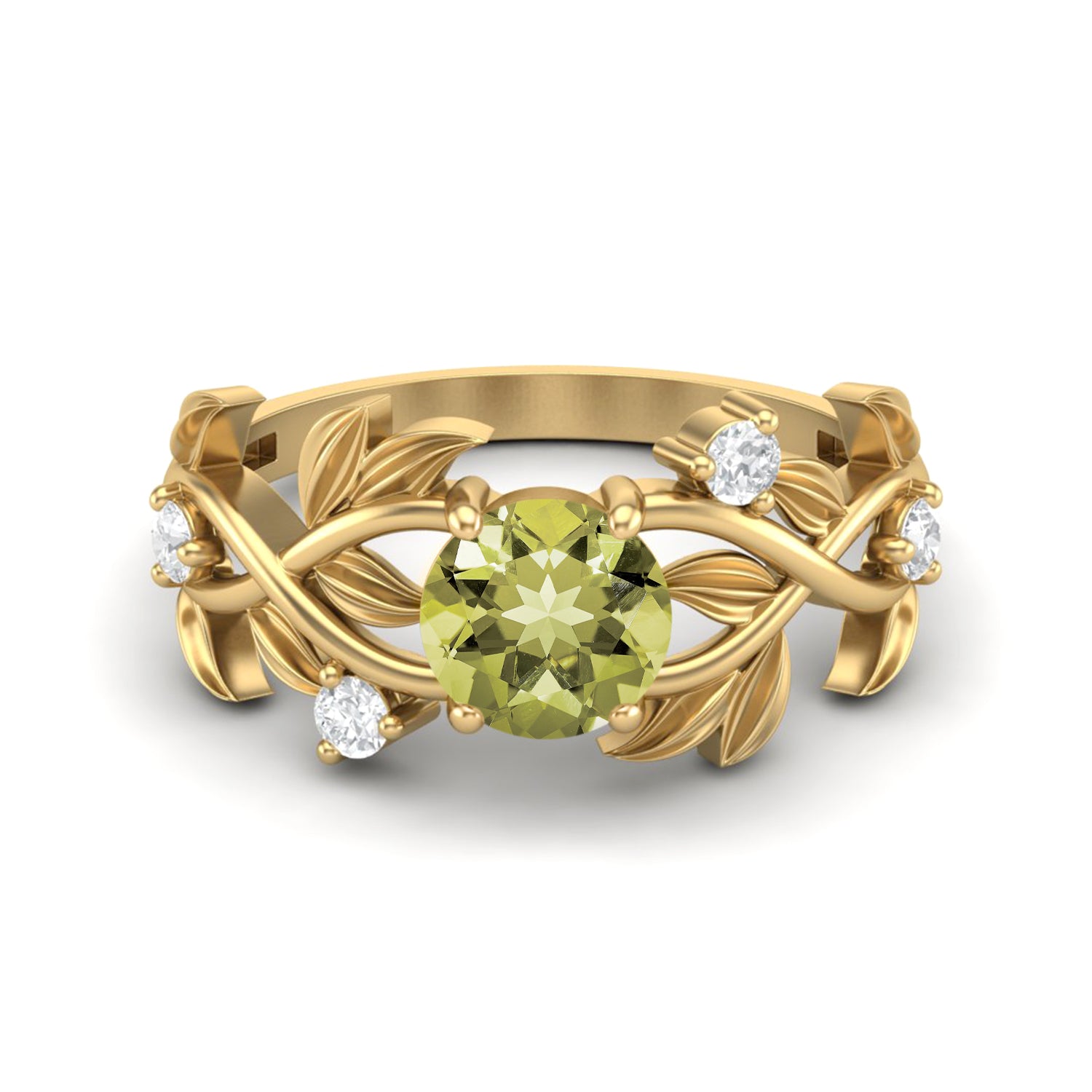 Lemon Quartz Ring