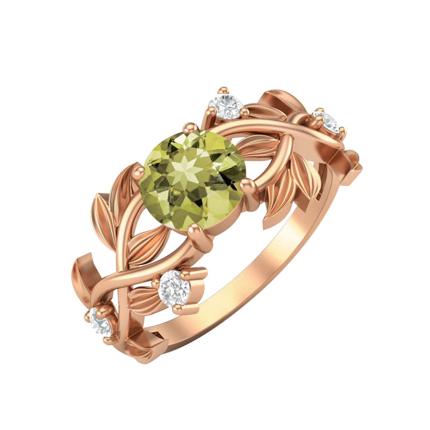 Lemon Quartz Ring