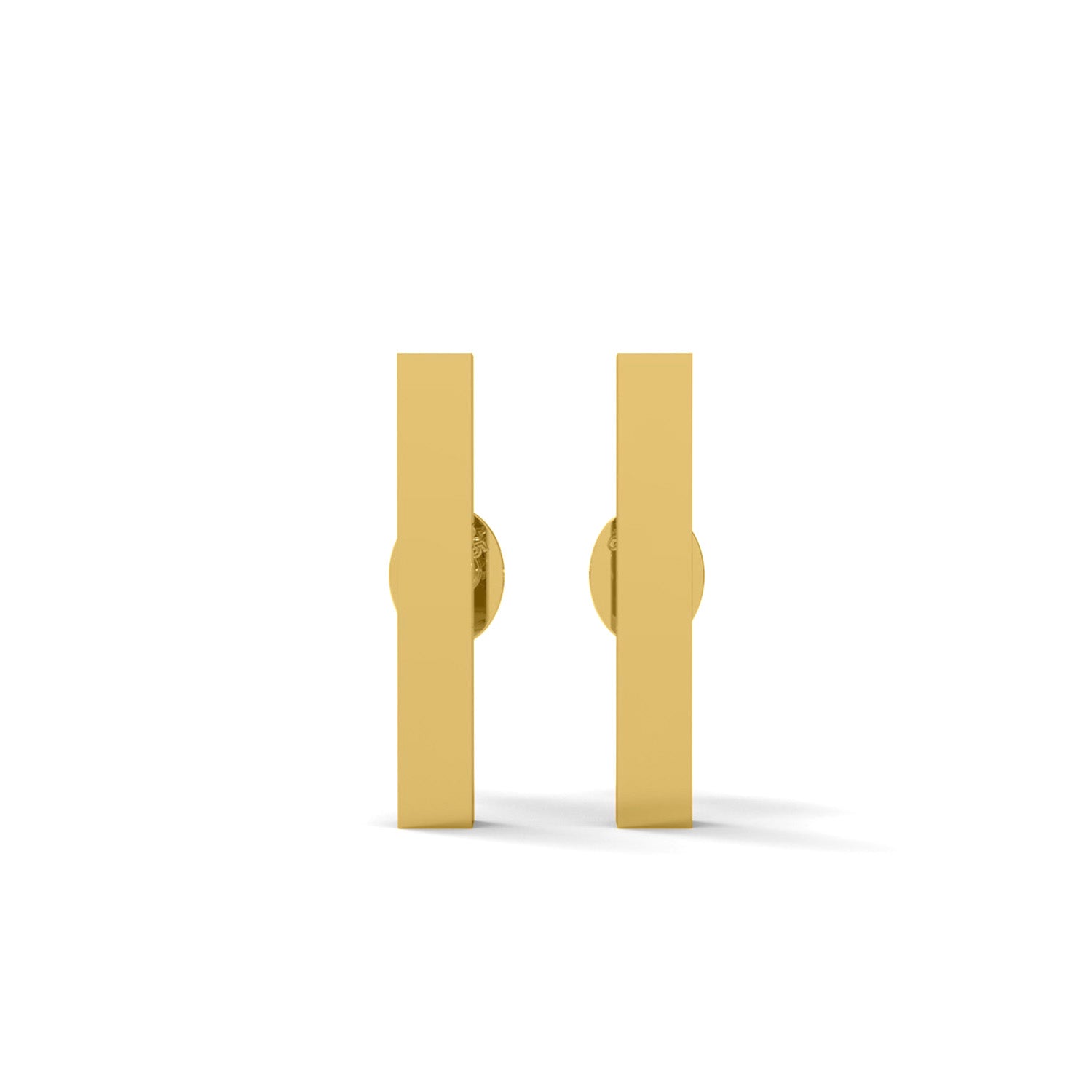 Initial "I" Monogram Stud Earring – Sterling Silver