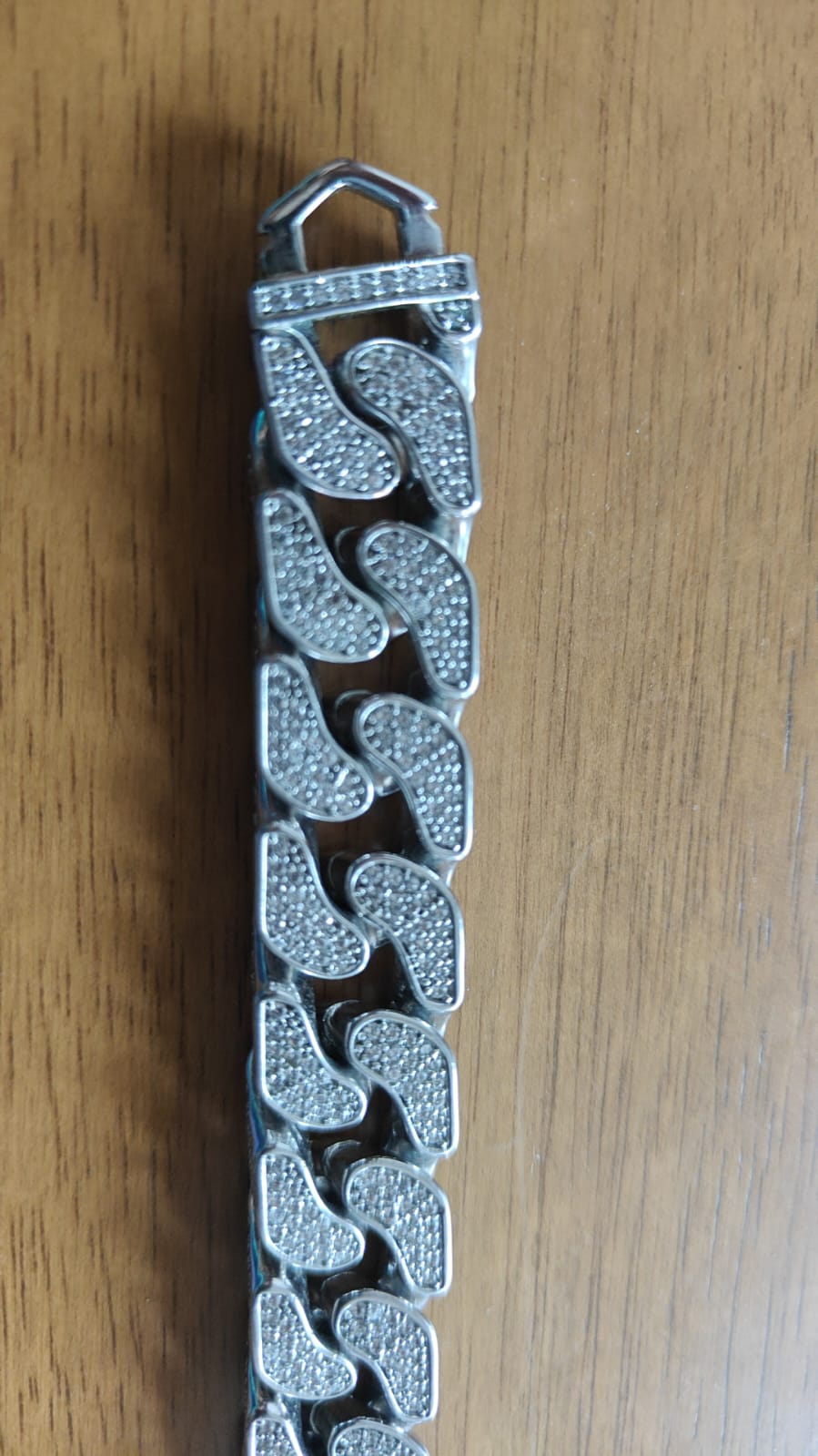 Bracciale cubano borchiato