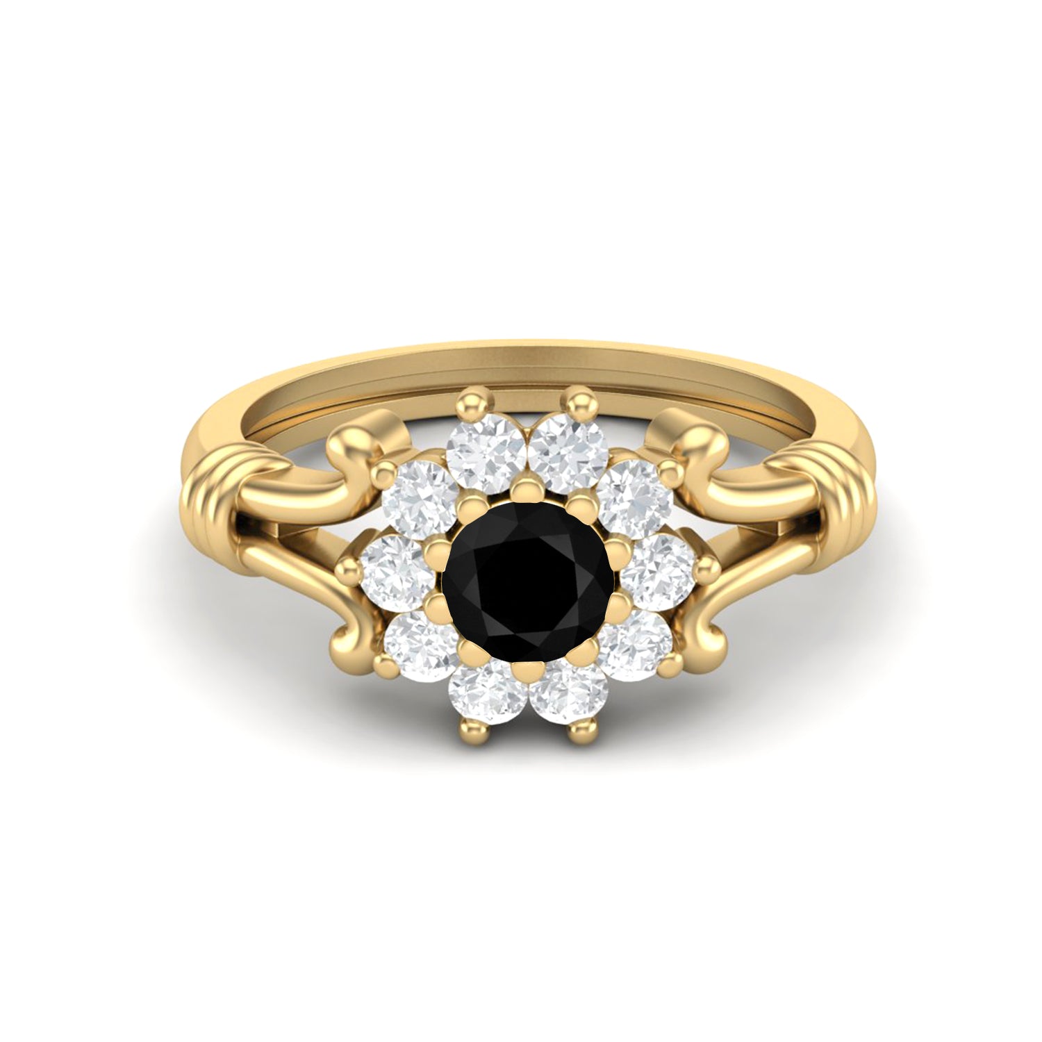 Black Spinel Ring