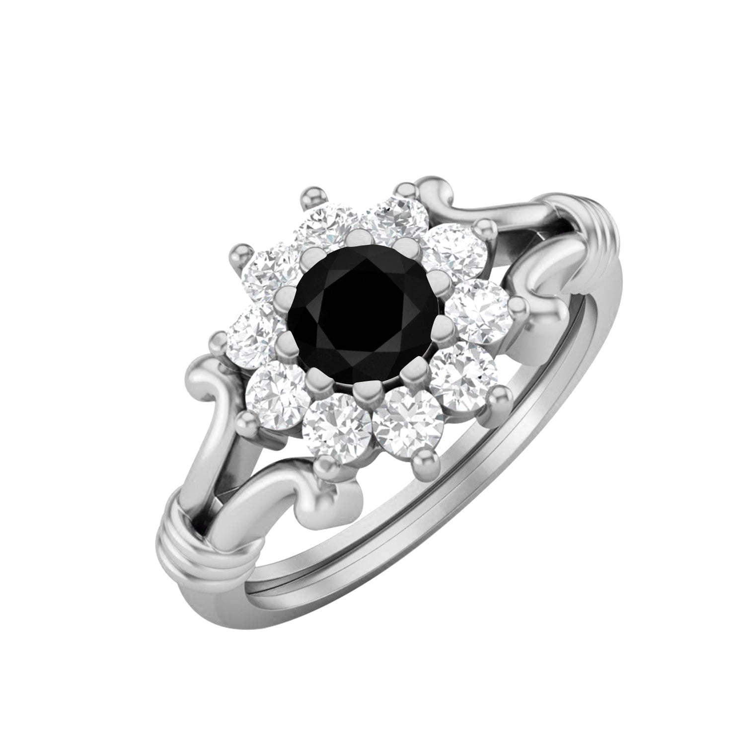 Black Spinel Ring