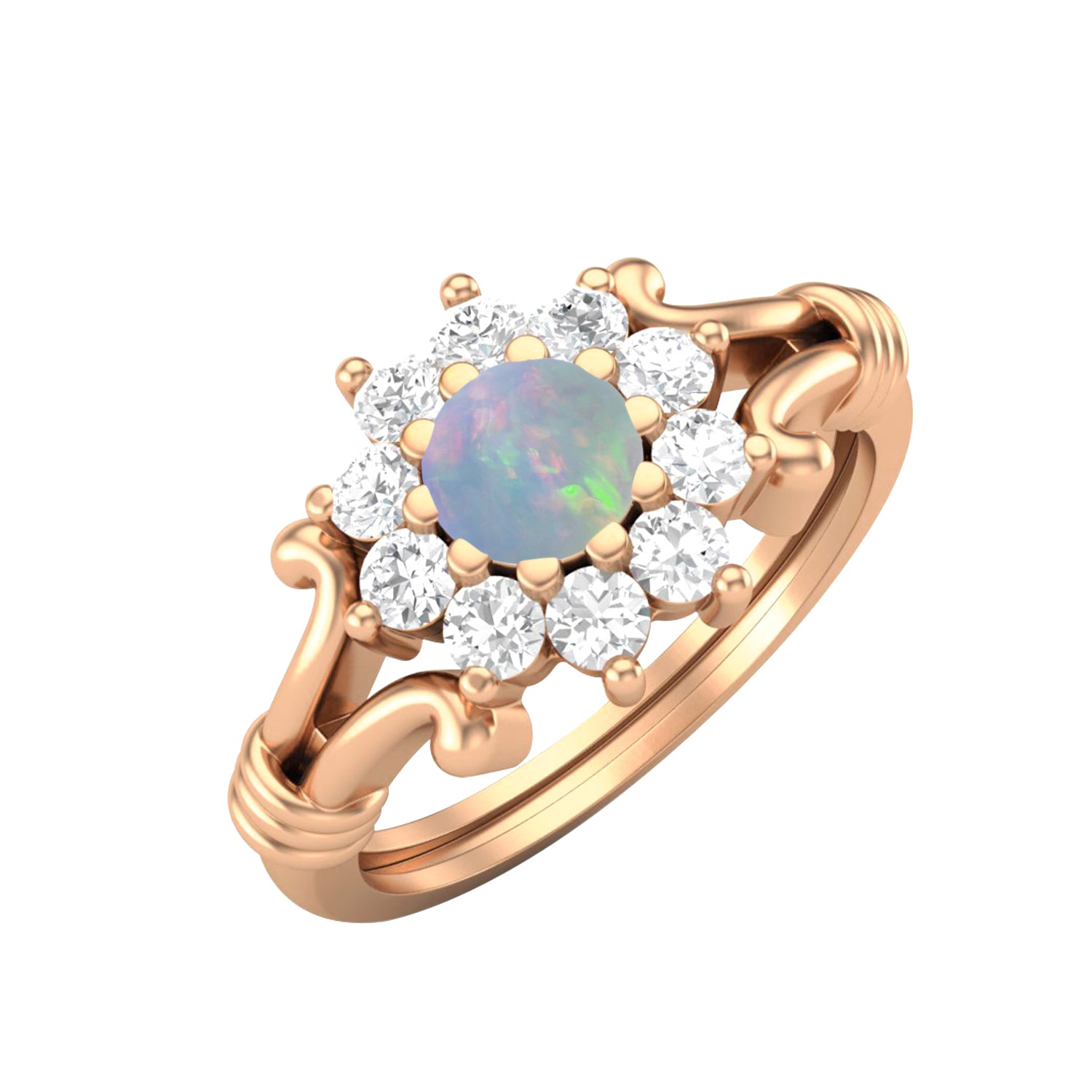 Ethiopian Opal Ring