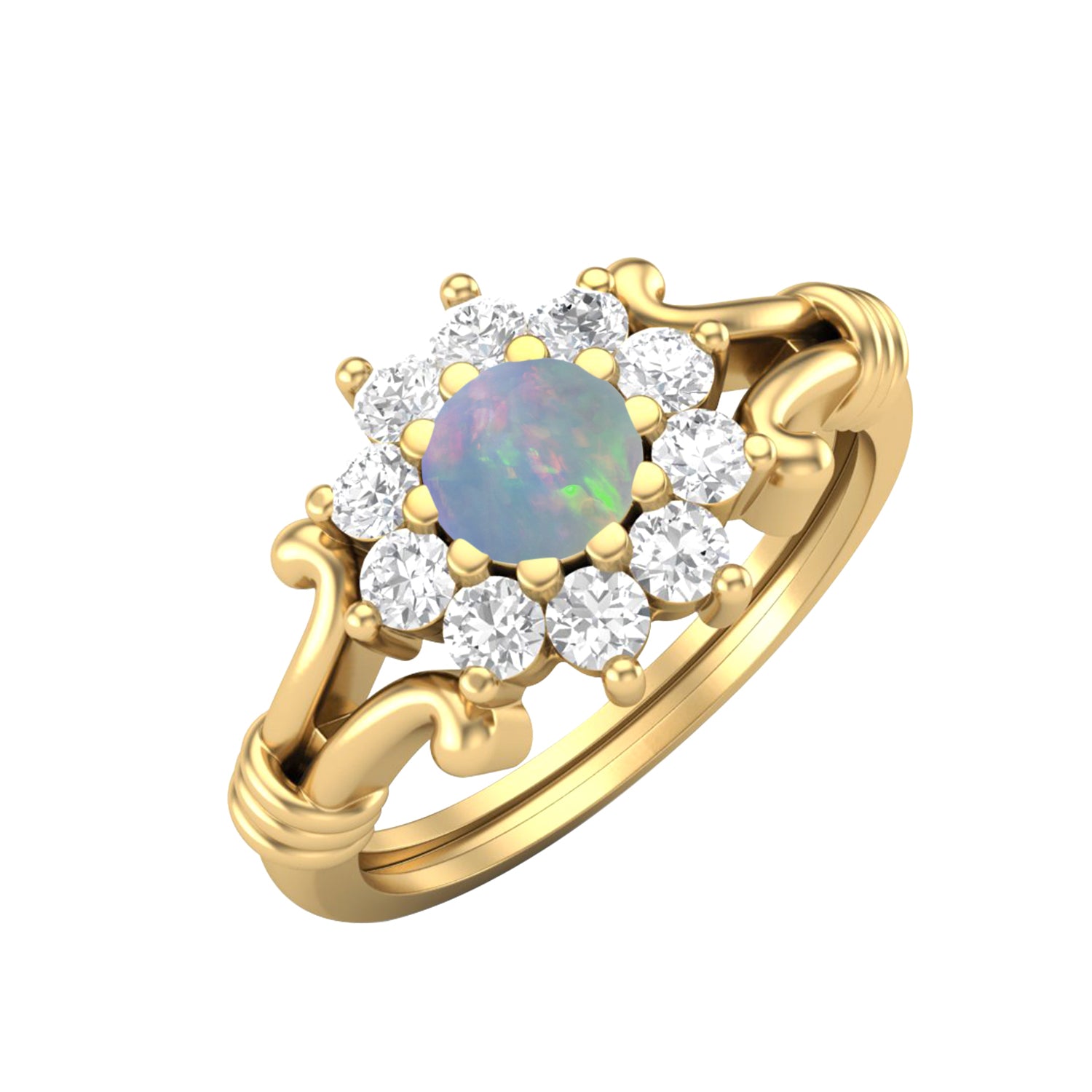 Ethiopian Opal Ring