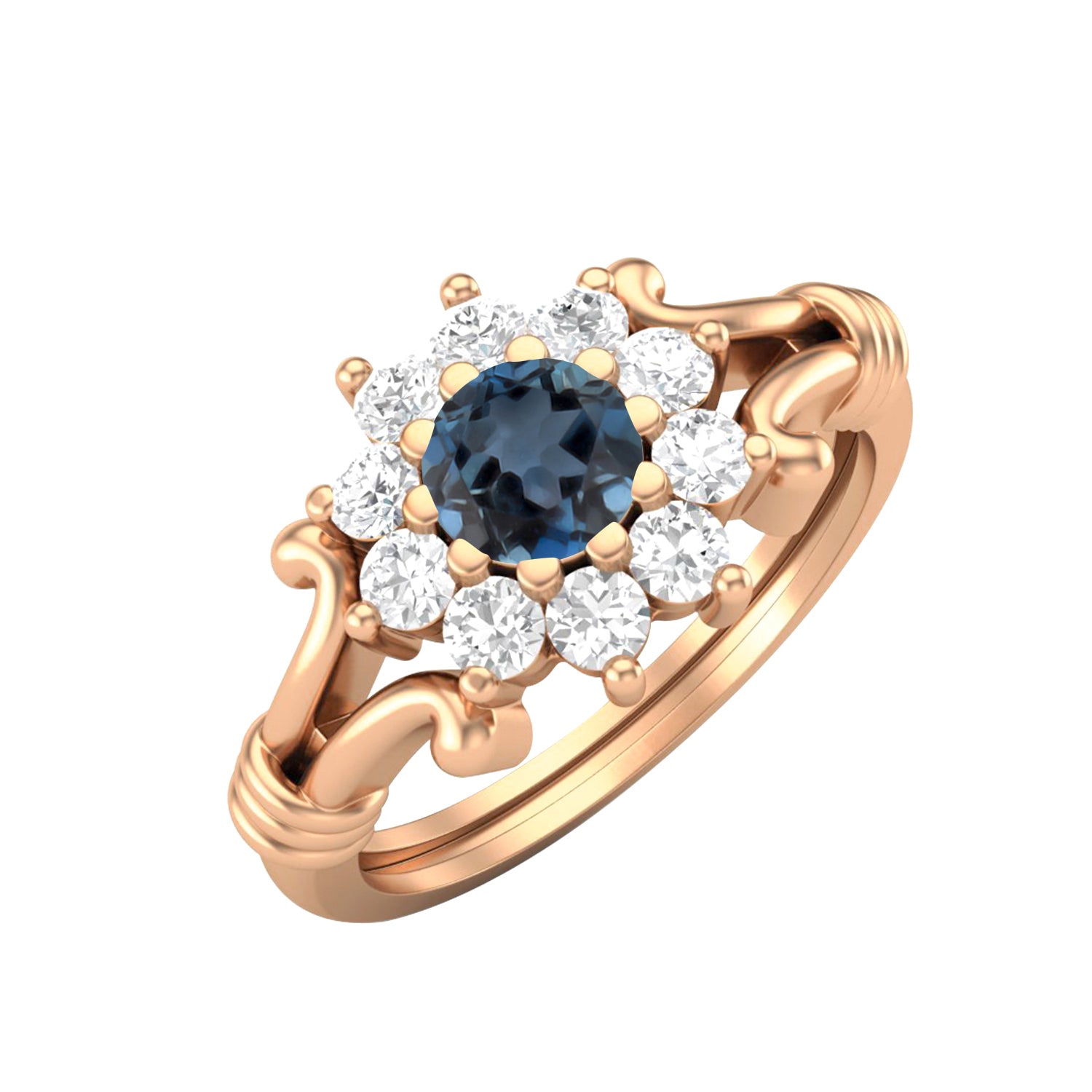London Blue Topaz Ring