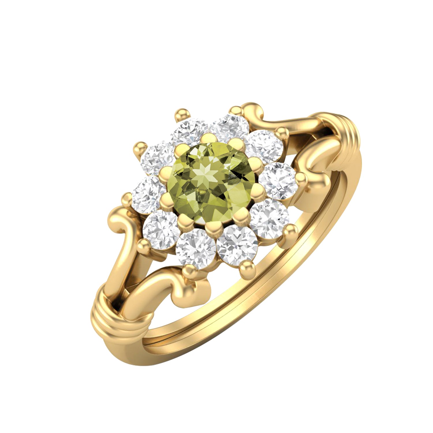 Lemon Quartz Ring