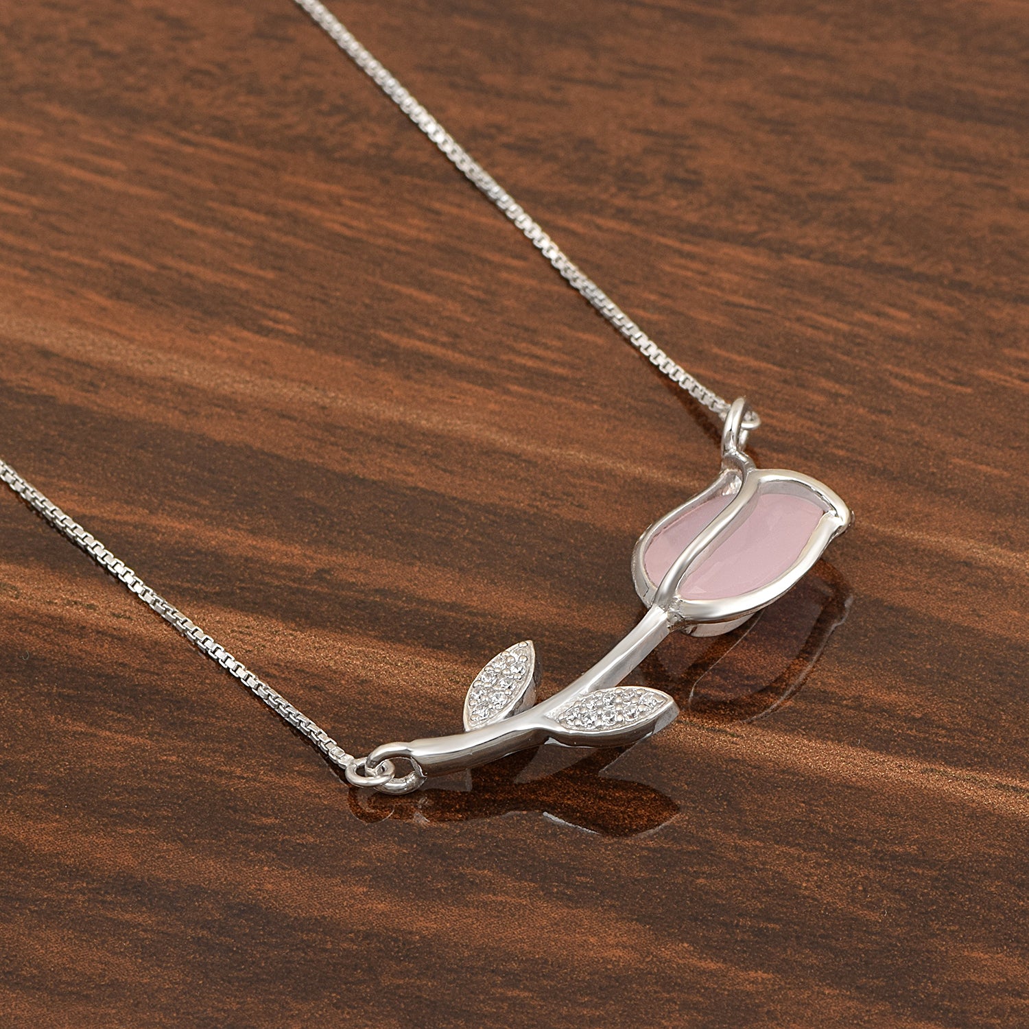 Collana con fiocco di neve e stella in tanzanite - Argento Sterling