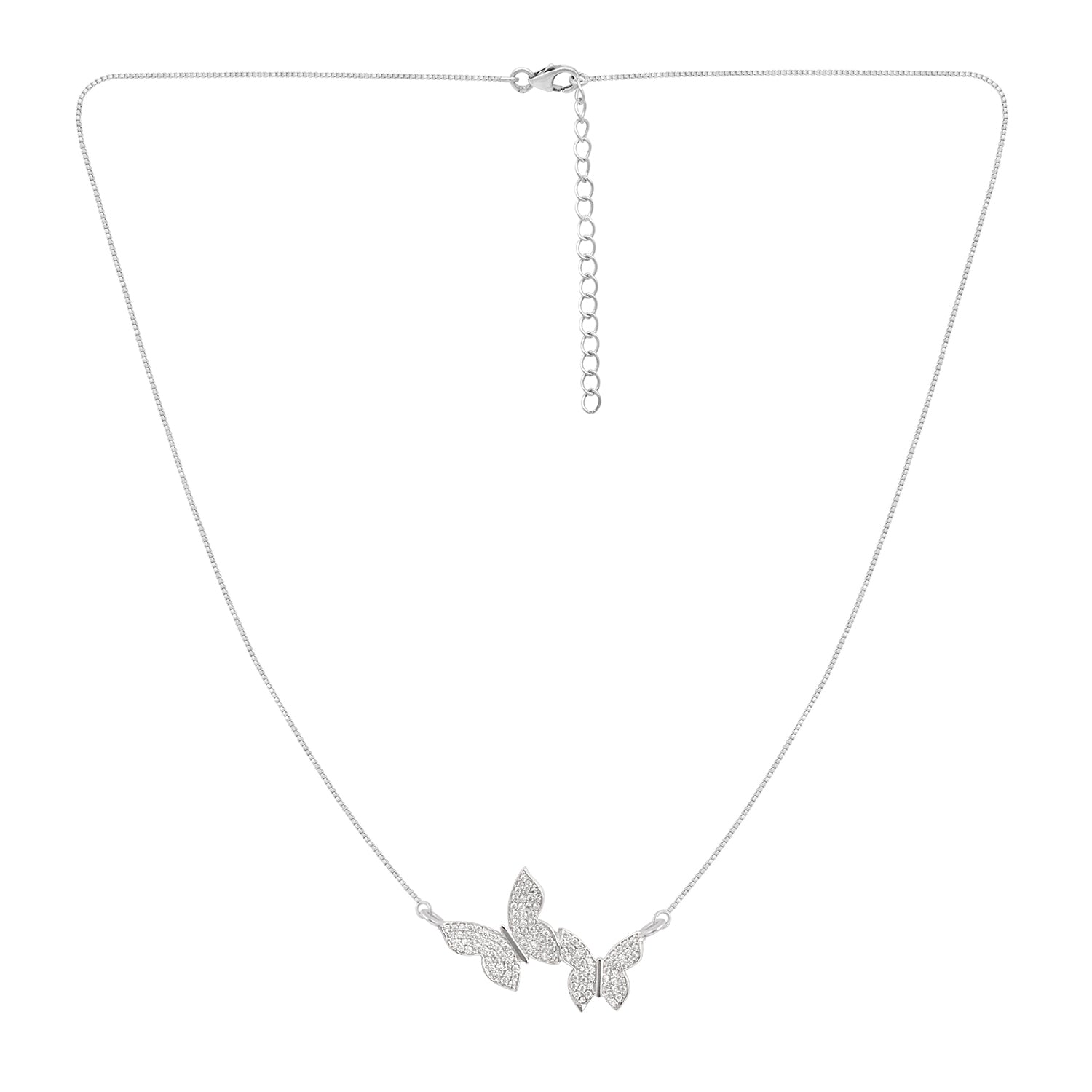 Collana con fiocco di neve e stella in tanzanite - Argento Sterling