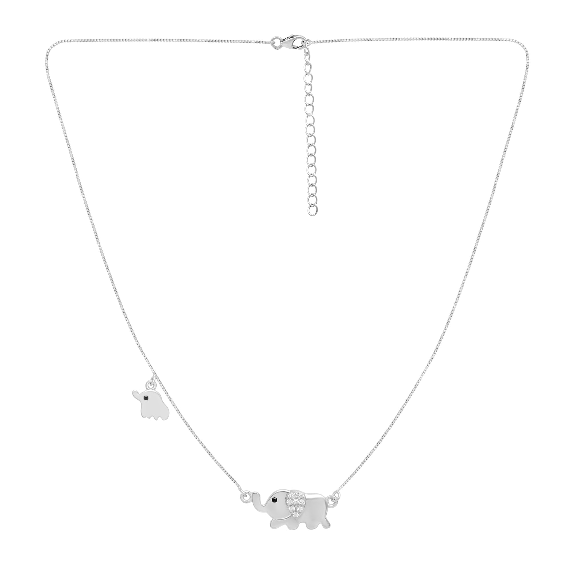 Collana con fiocco di neve e stella in tanzanite - Argento Sterling