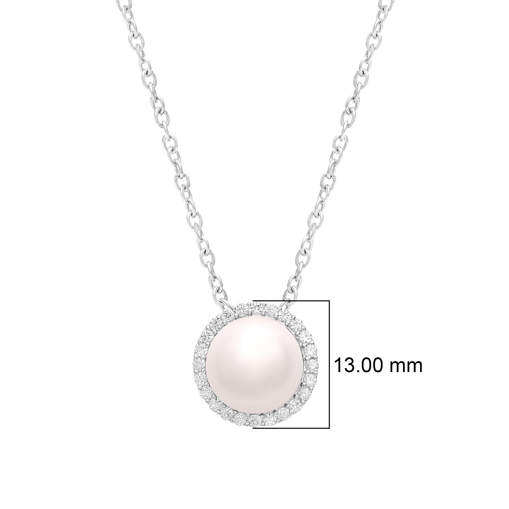 Collana con alone di perle – Argento Sterling