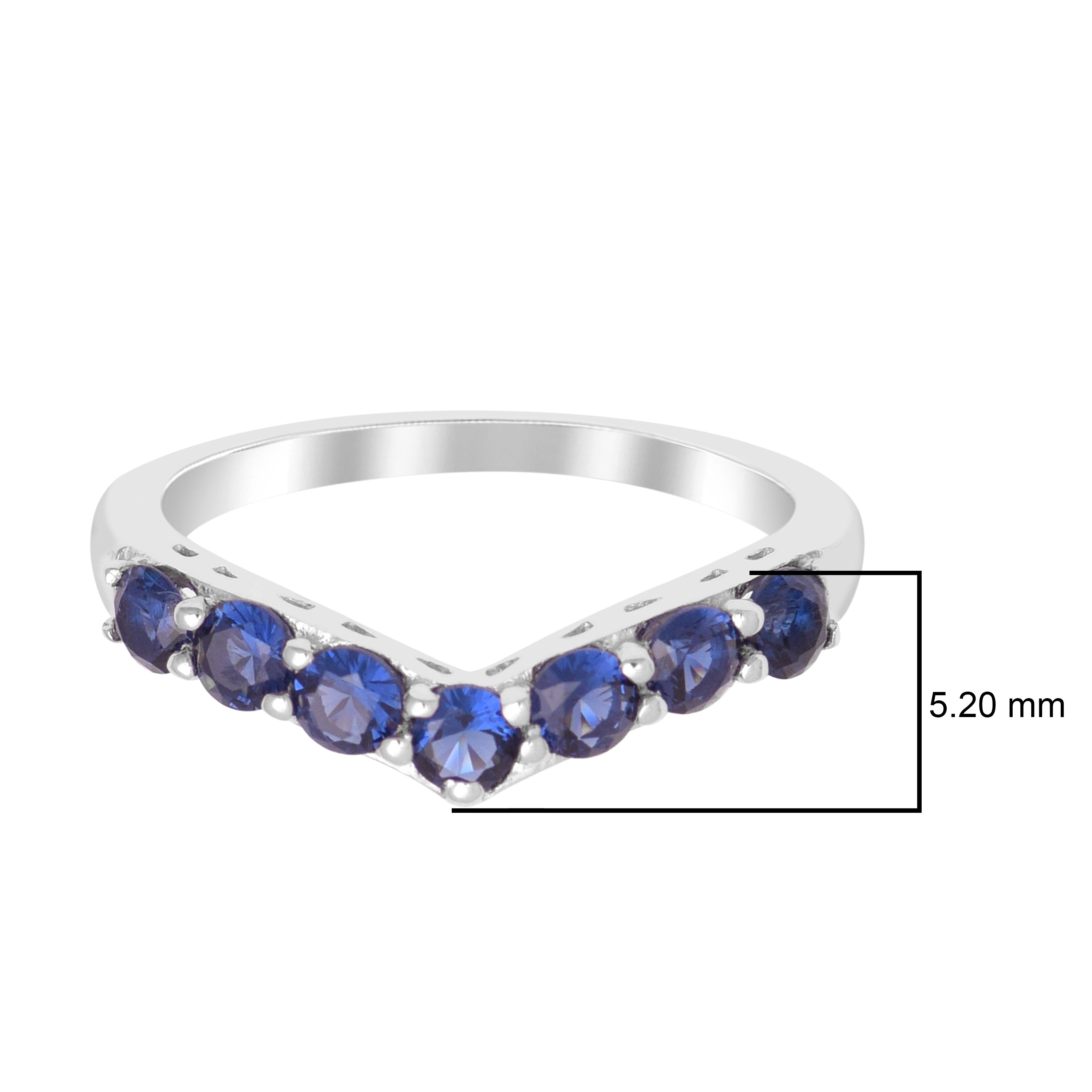 Tanzanite Contour Ring - Sterling Silver