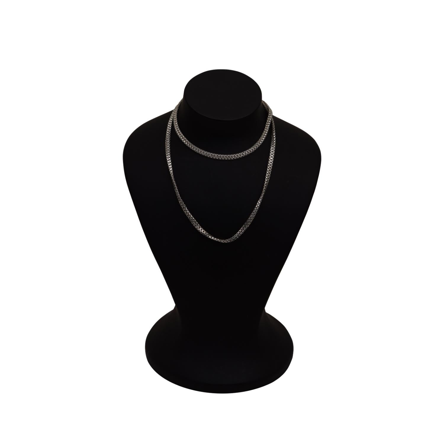 Box Chain Necklace - Sterling Silver