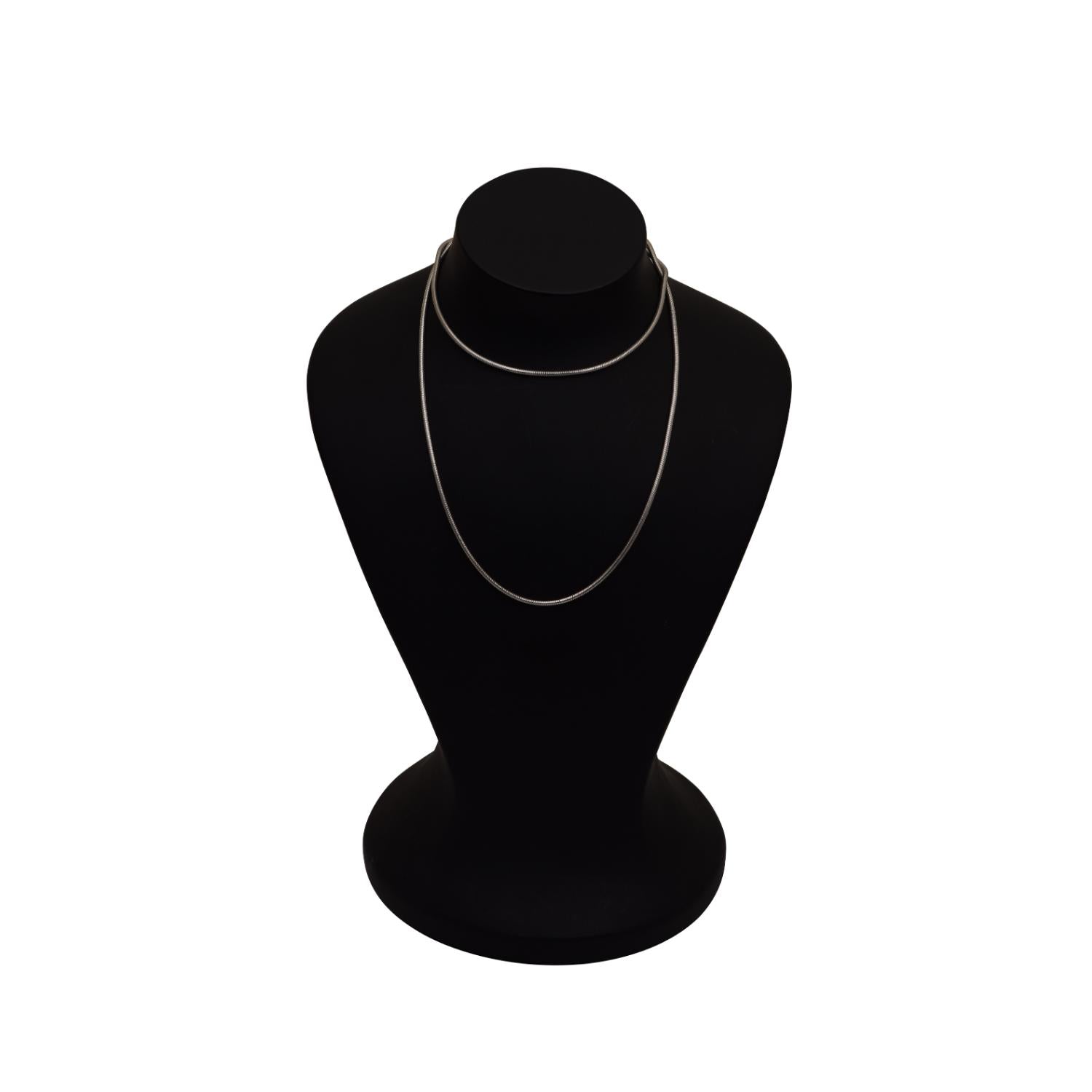 Snake Chain Necklace - Sterling Silver