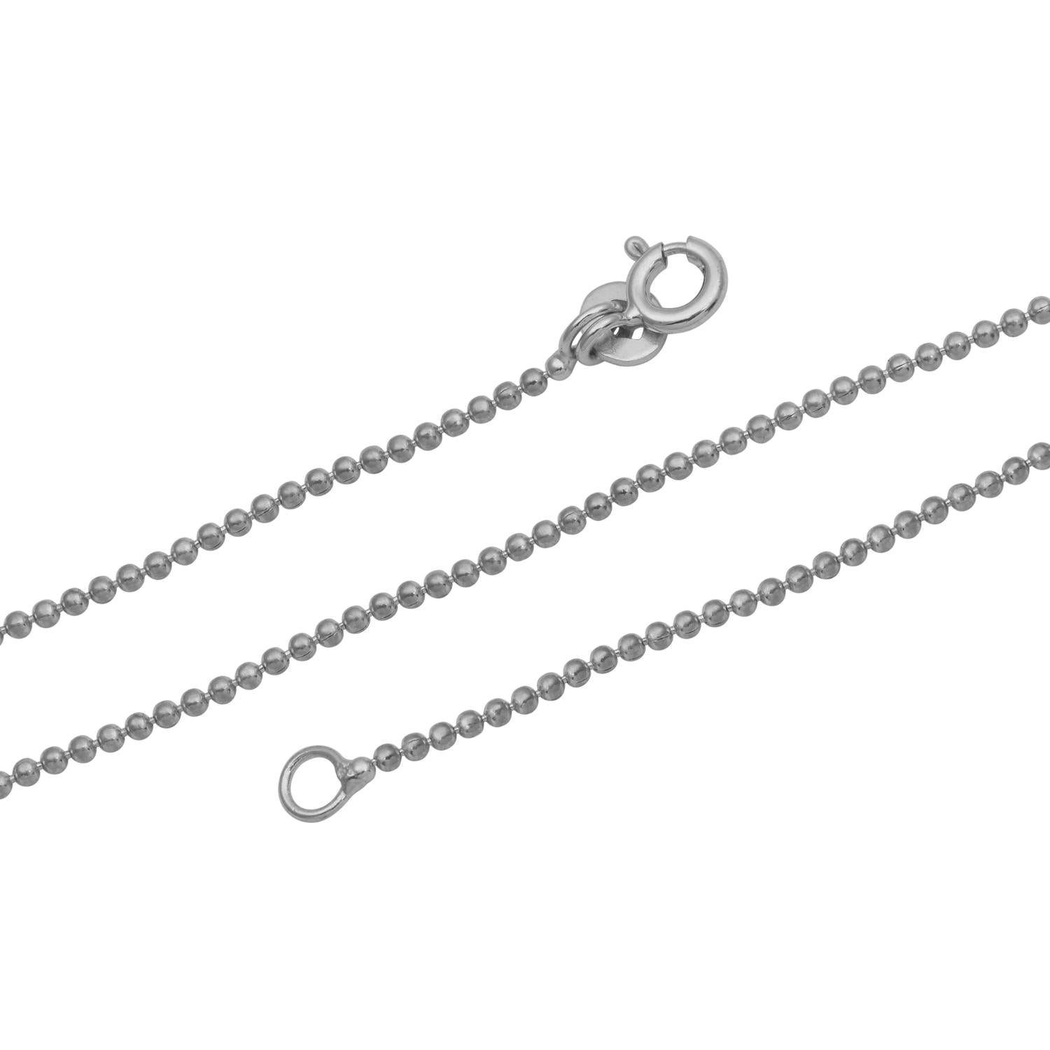 Ball Chain Necklace - Sterling Silver