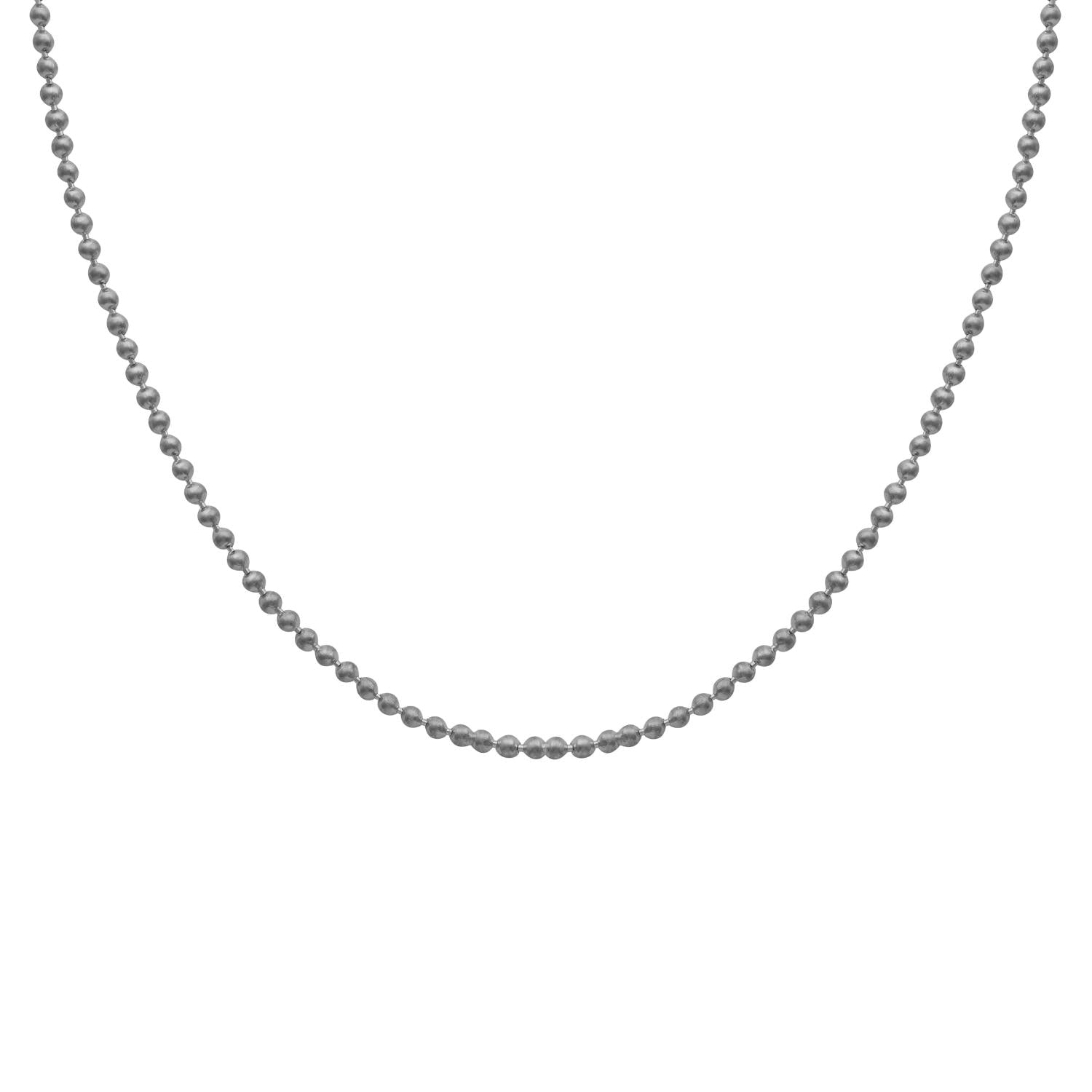 Ball Chain Necklace - Sterling Silver