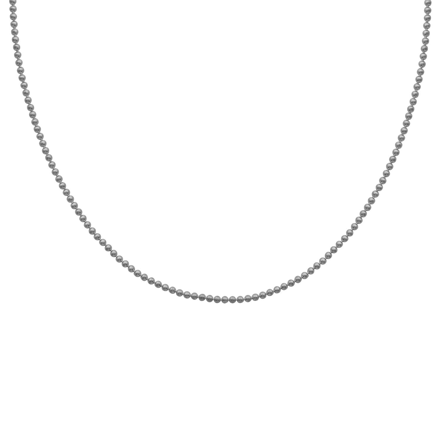 Ball Chain Necklace - Sterling Silver