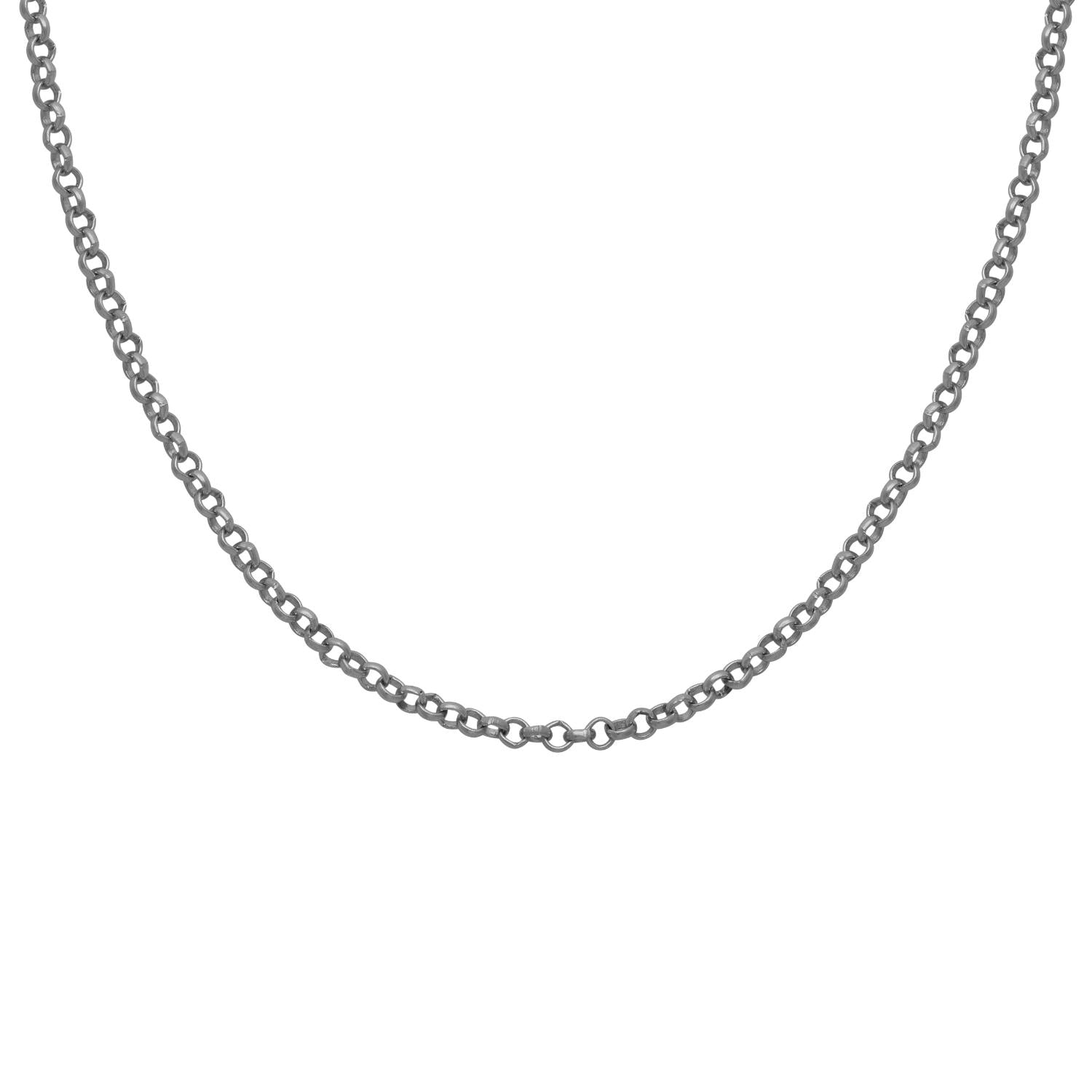 Rolo Chain Necklace - Sterling Silver