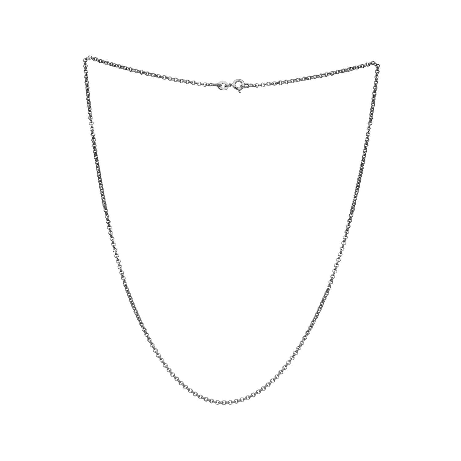 Rolo Chain Necklace - Sterling Silver