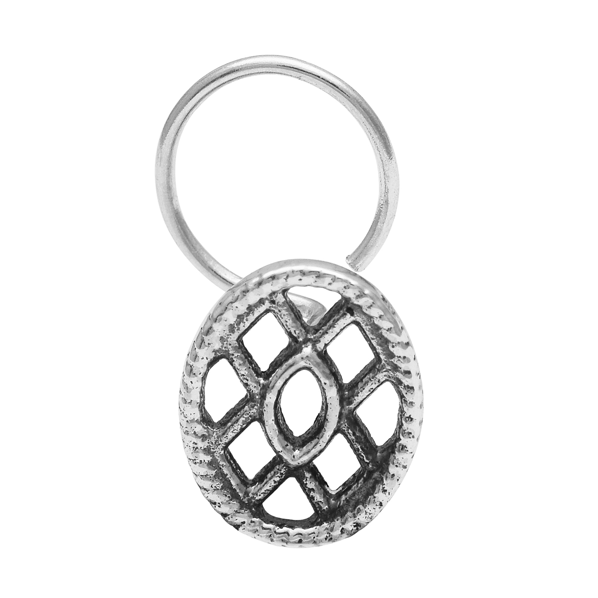 Cutwork Nose Pin - Sterling Silver